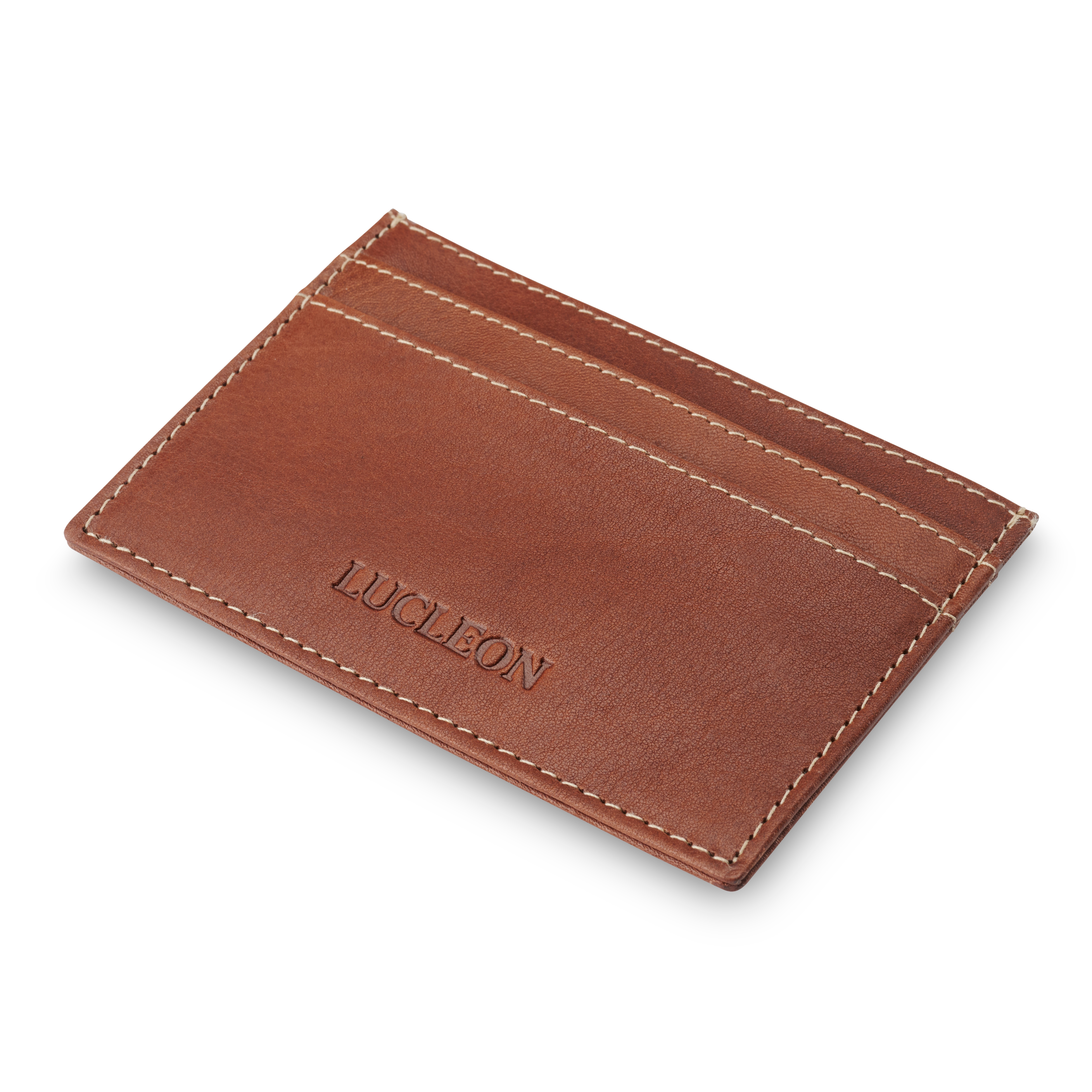 Fred Tan Leather Card Holder - 5