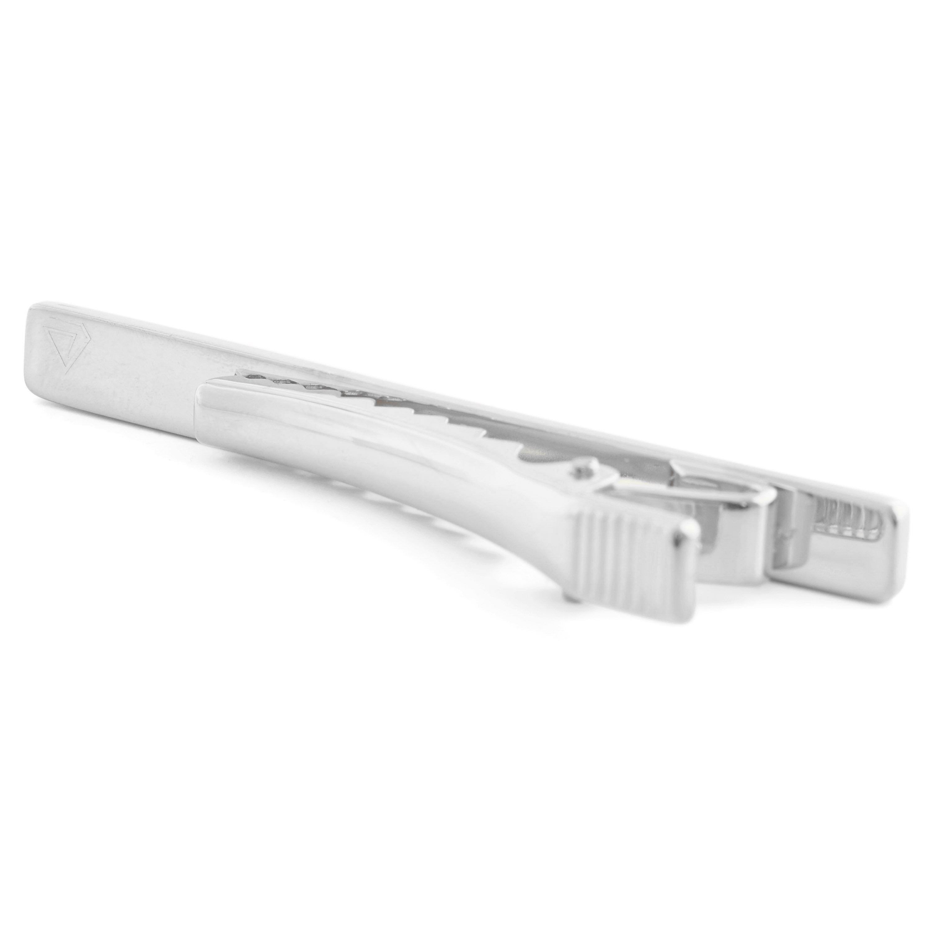 Slipsenål i 925s-Sølv med Zirkoniaprikker - 2