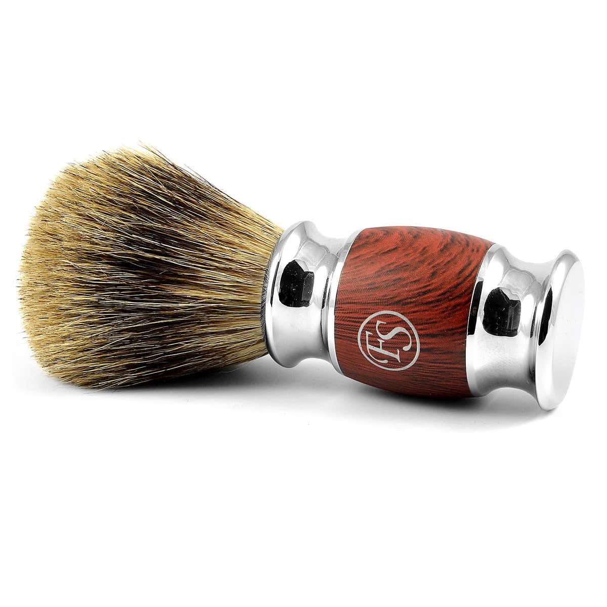Rosewood Modern Pure Badger Shaving Brush In stock! Frank Shaving