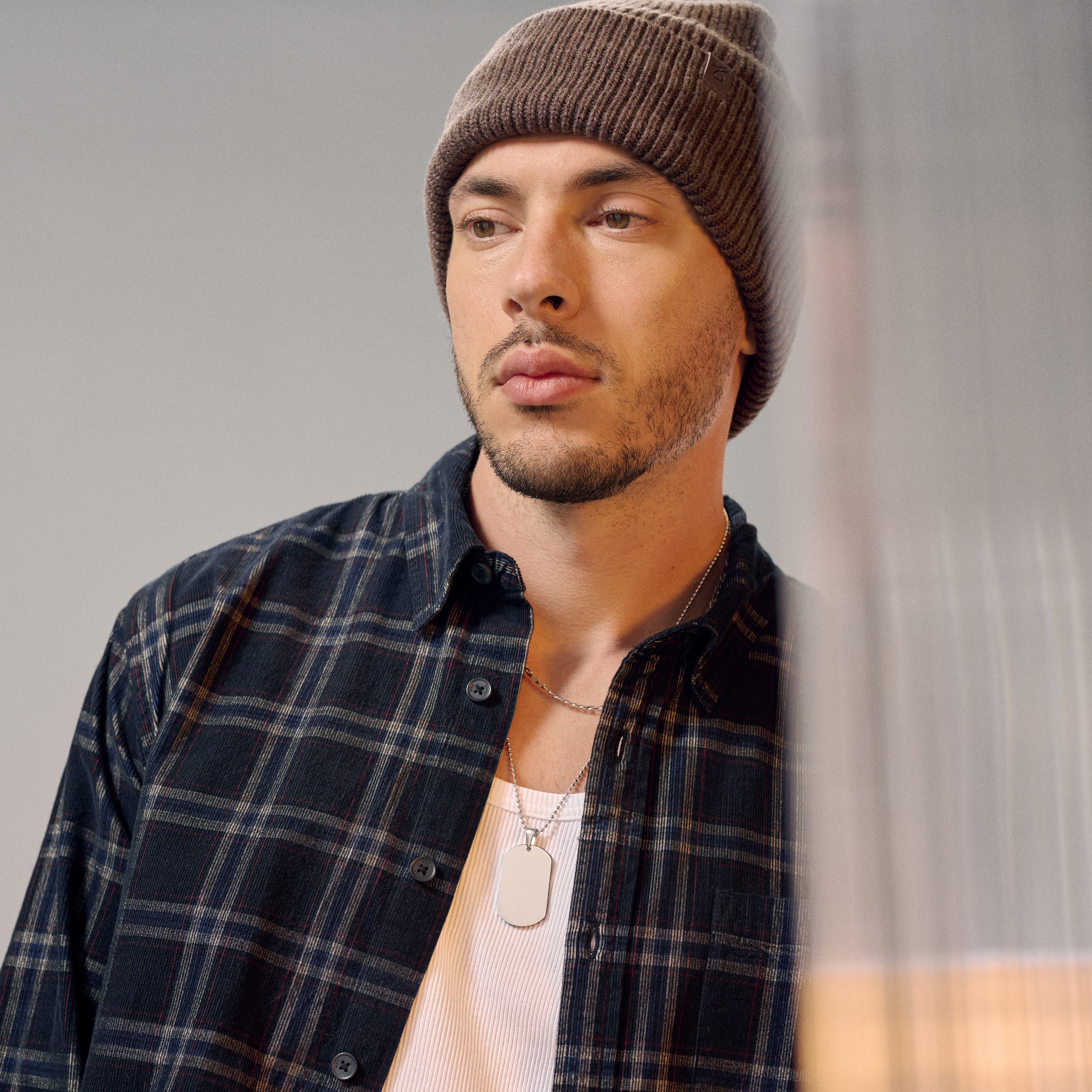 Srebrzysty naszyjnik z nieśmiertelnikiem - 3