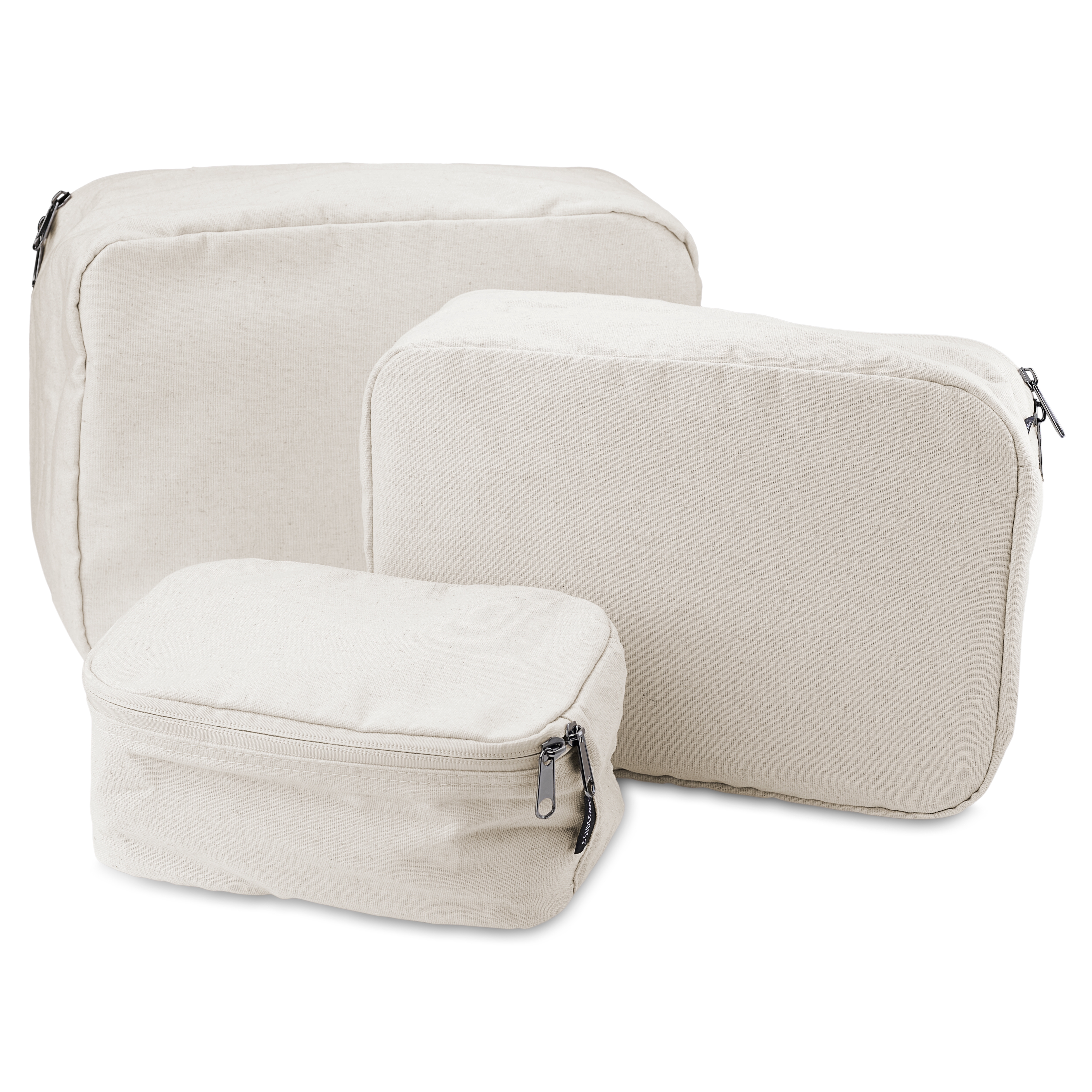 3-pak Cremefarvede Pakkeposer - 4