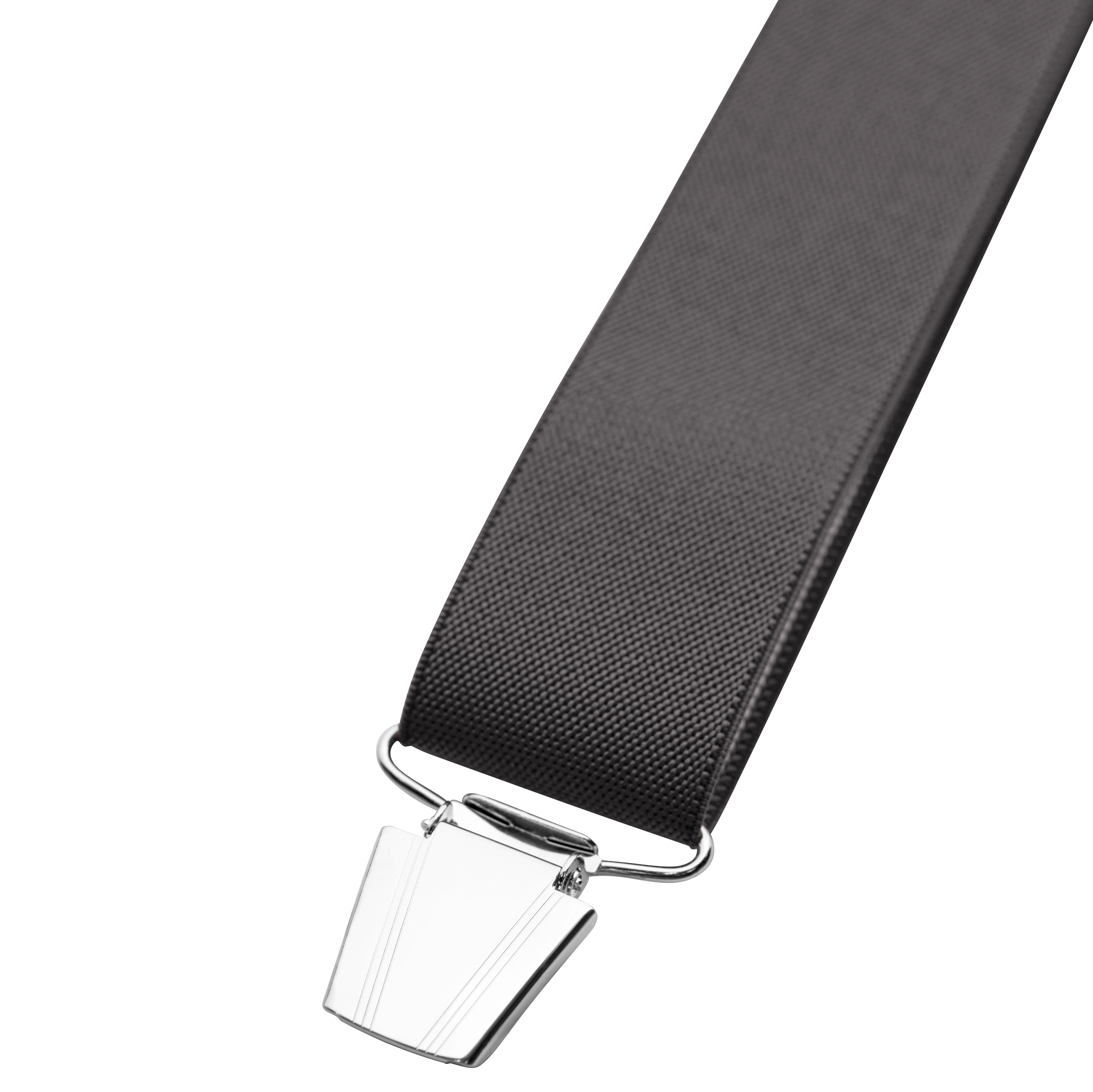 Solid Graphite Clip-On Braces - 2