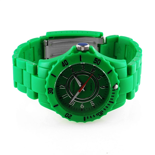PASSERO - Grønt Plastik Ur - 1