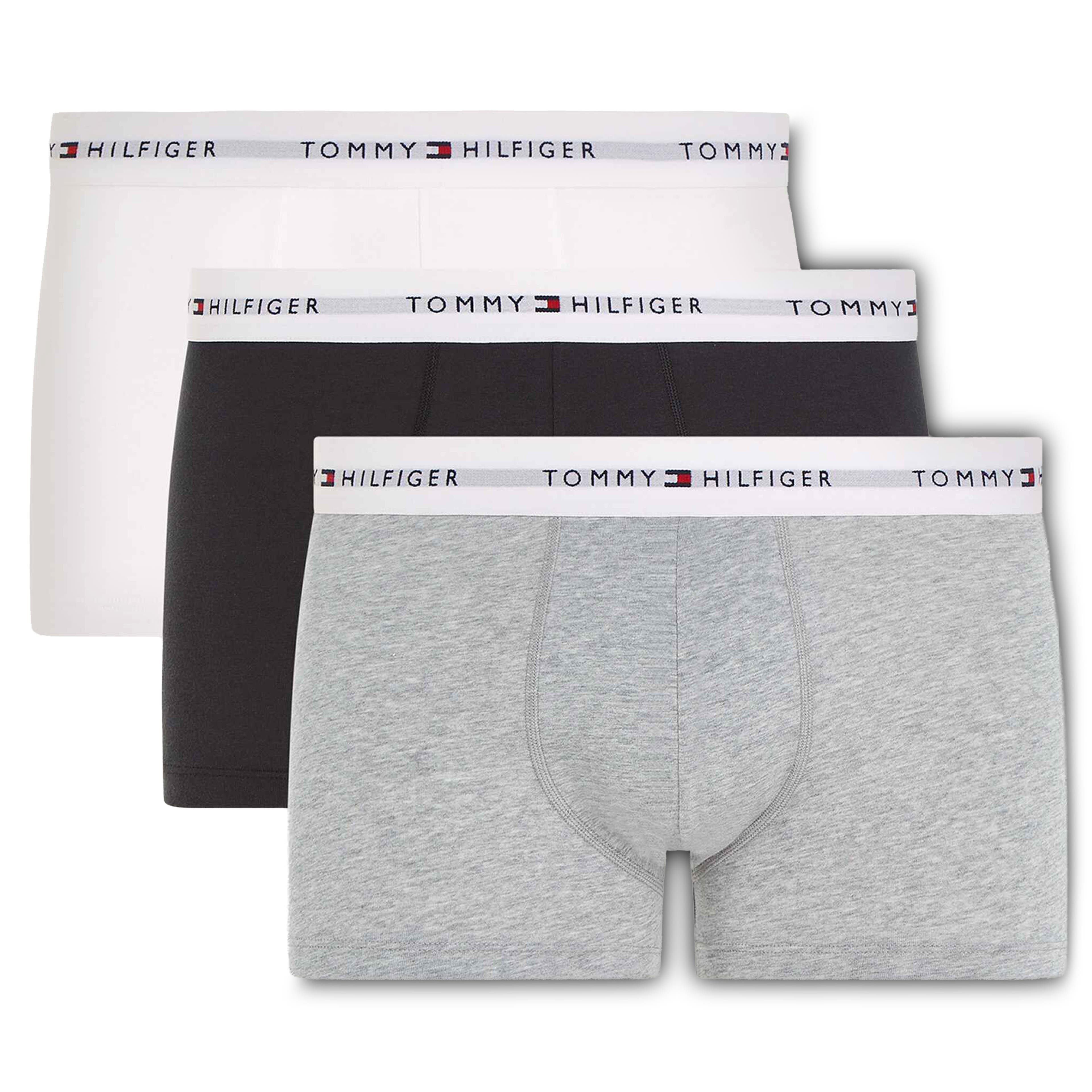 Tommy Hilfiger 3-Pack OUC Trunk Gray/Black/White Tommy Hilfiger 3-Pack OUC Trunk Gray/Black/White