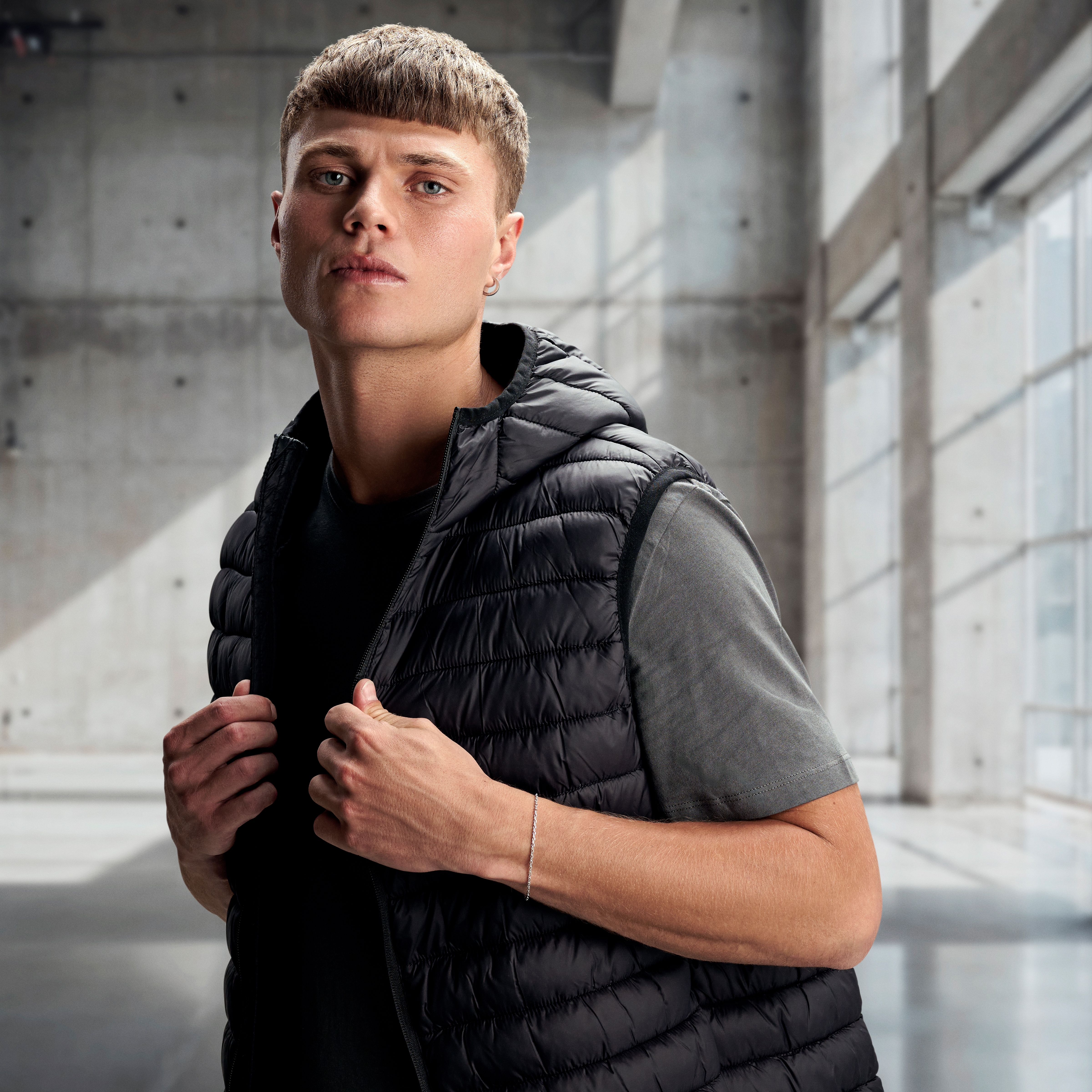 Argentia | 925s | 2mm Rhodium-Plated Sterling Silver Cable Chain Bracelet - 4