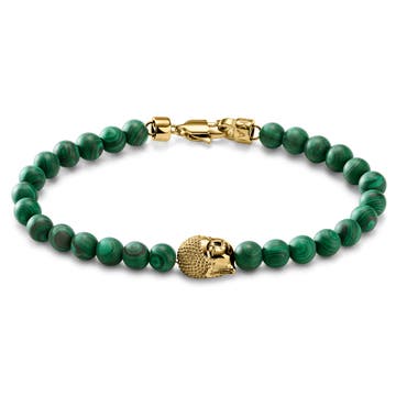 Unity | Malakitarmband med Buddha-huvud Unity | Malakitarmband med Buddha-huvud