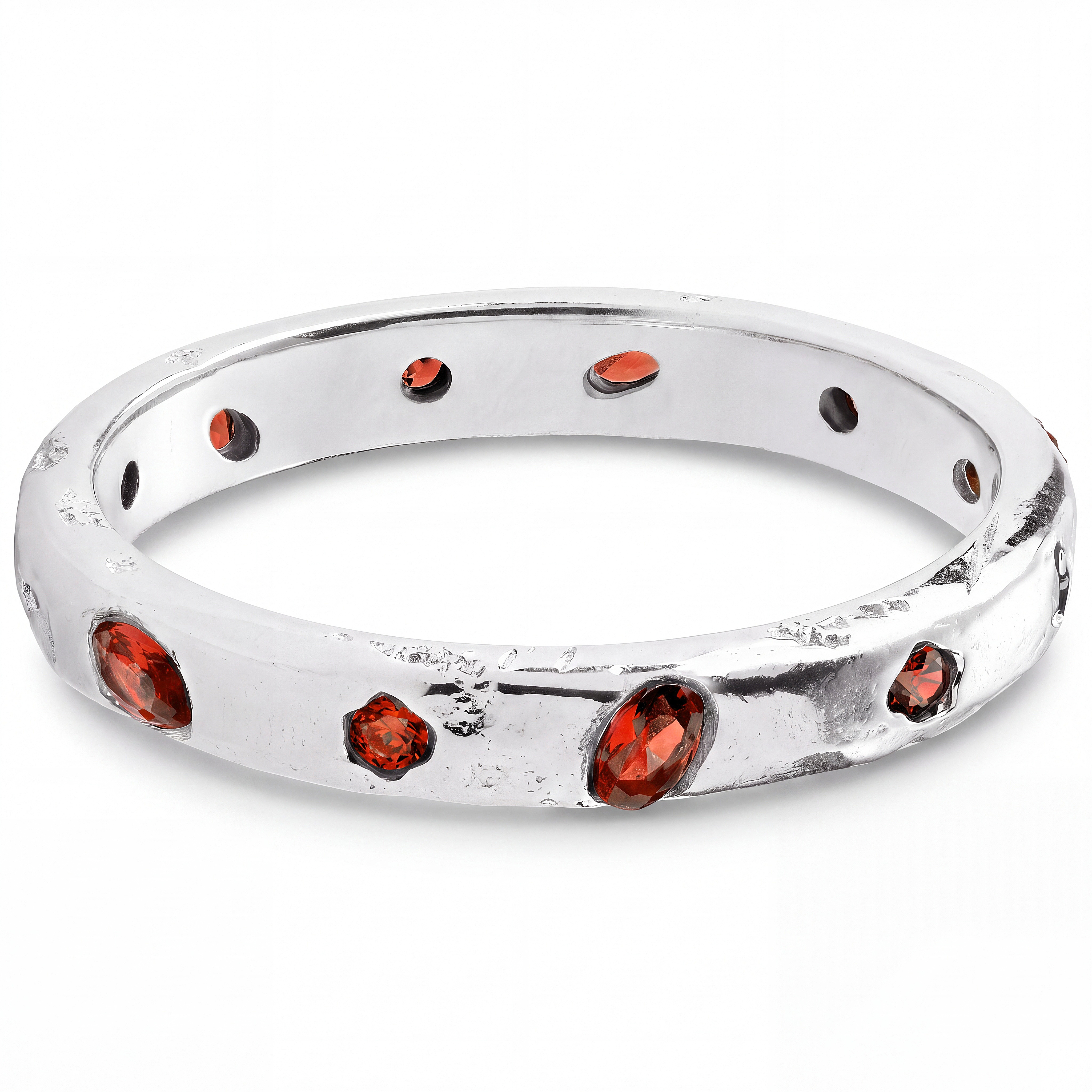 Hidden Gem | Ember ασημένιο δαχτυλίδι από ασήμι 925 sterling - 2