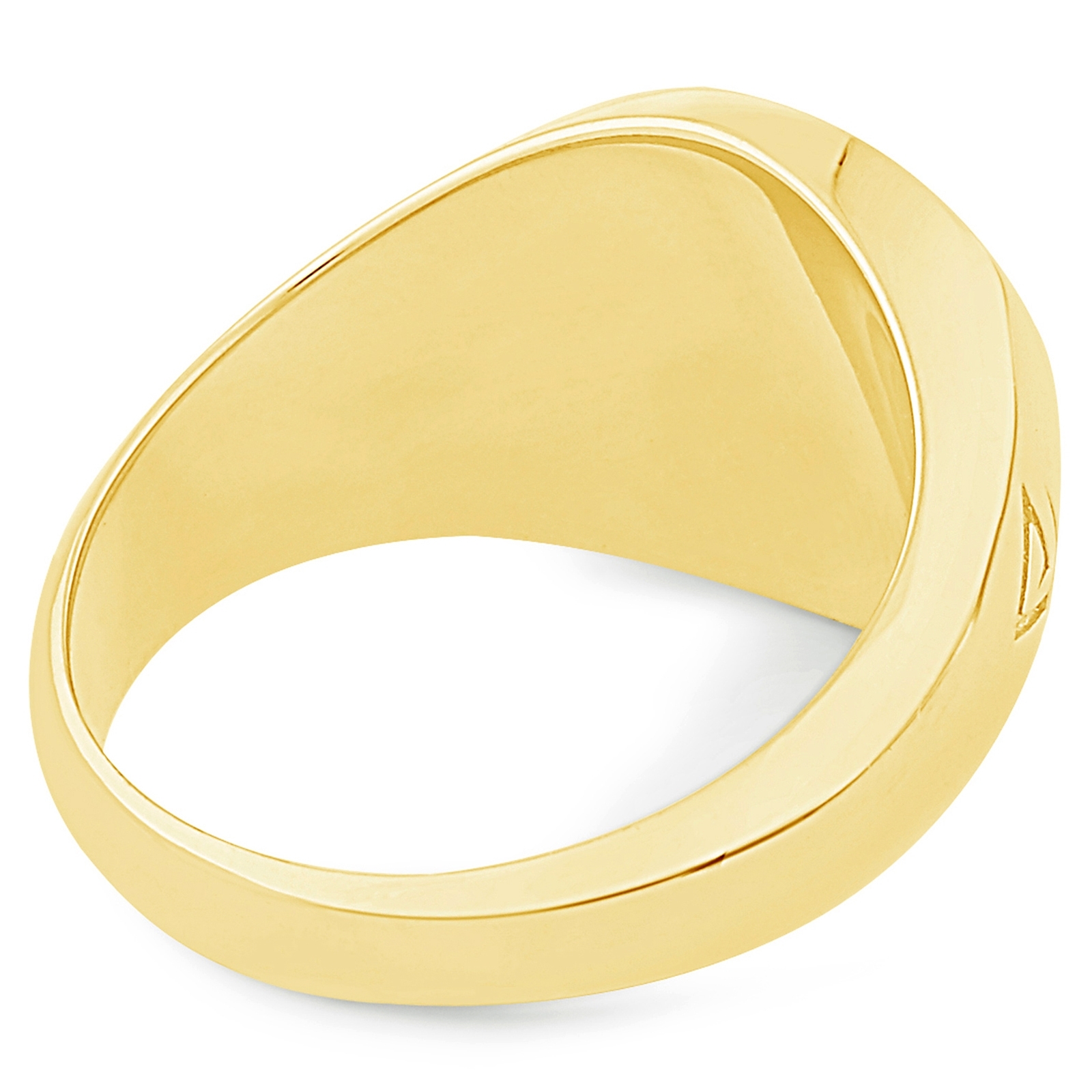 Anello dorato con teschio Tribale in argento 925 - 4