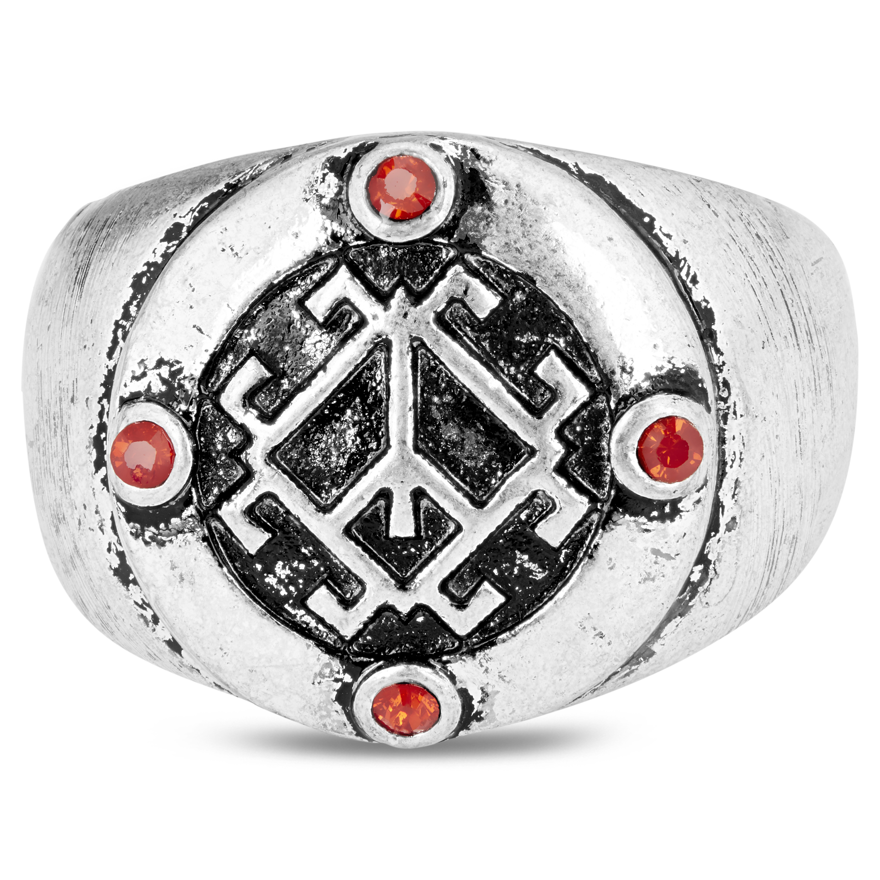 Anillo Mardigan rojo - 8