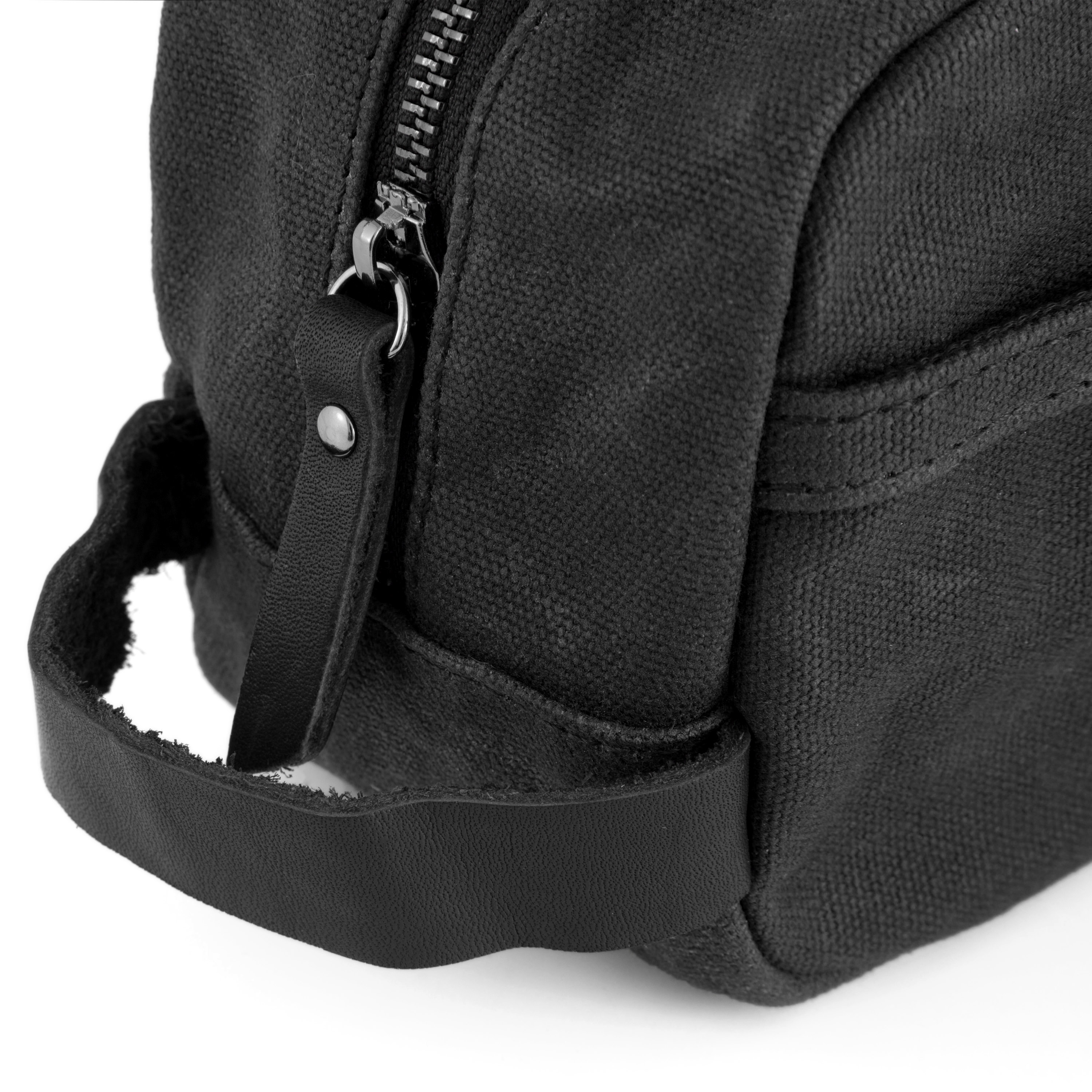 Svart Bridge Toalettmappe av Vokset Kanvas - 6