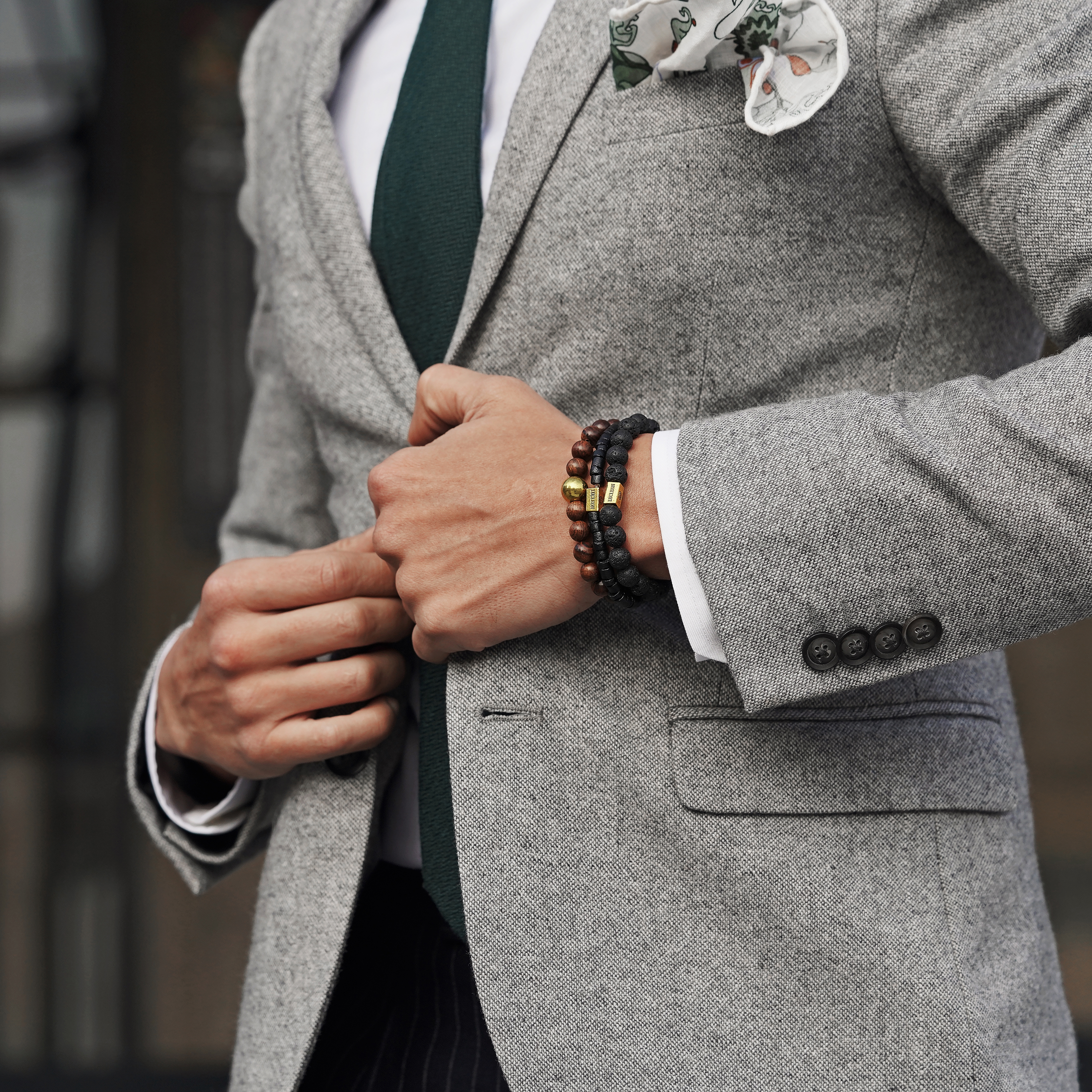 Tiger's Eye and Coconut Miro Bracelet - 5