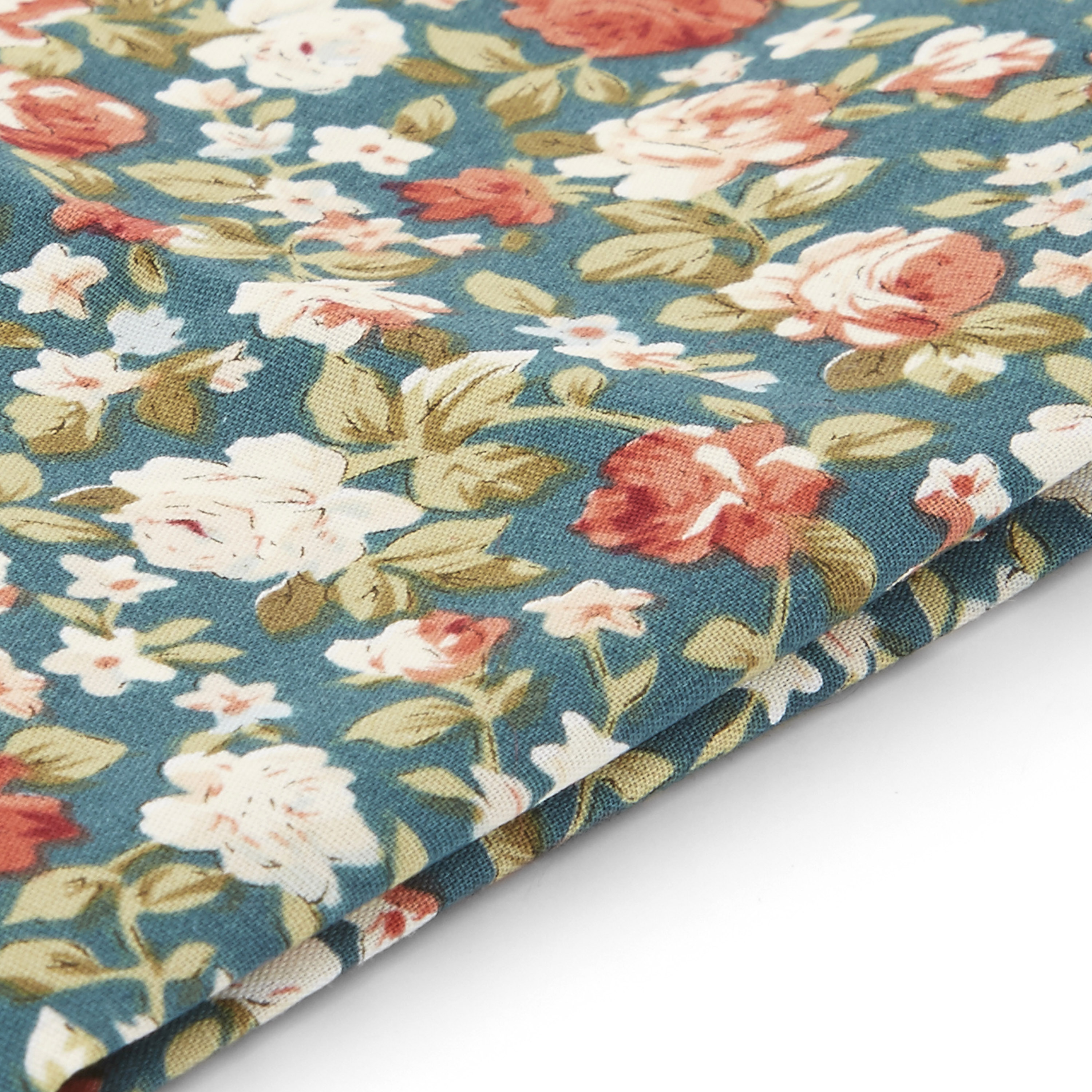 Turkoosi kukallinen taskuliina - 2