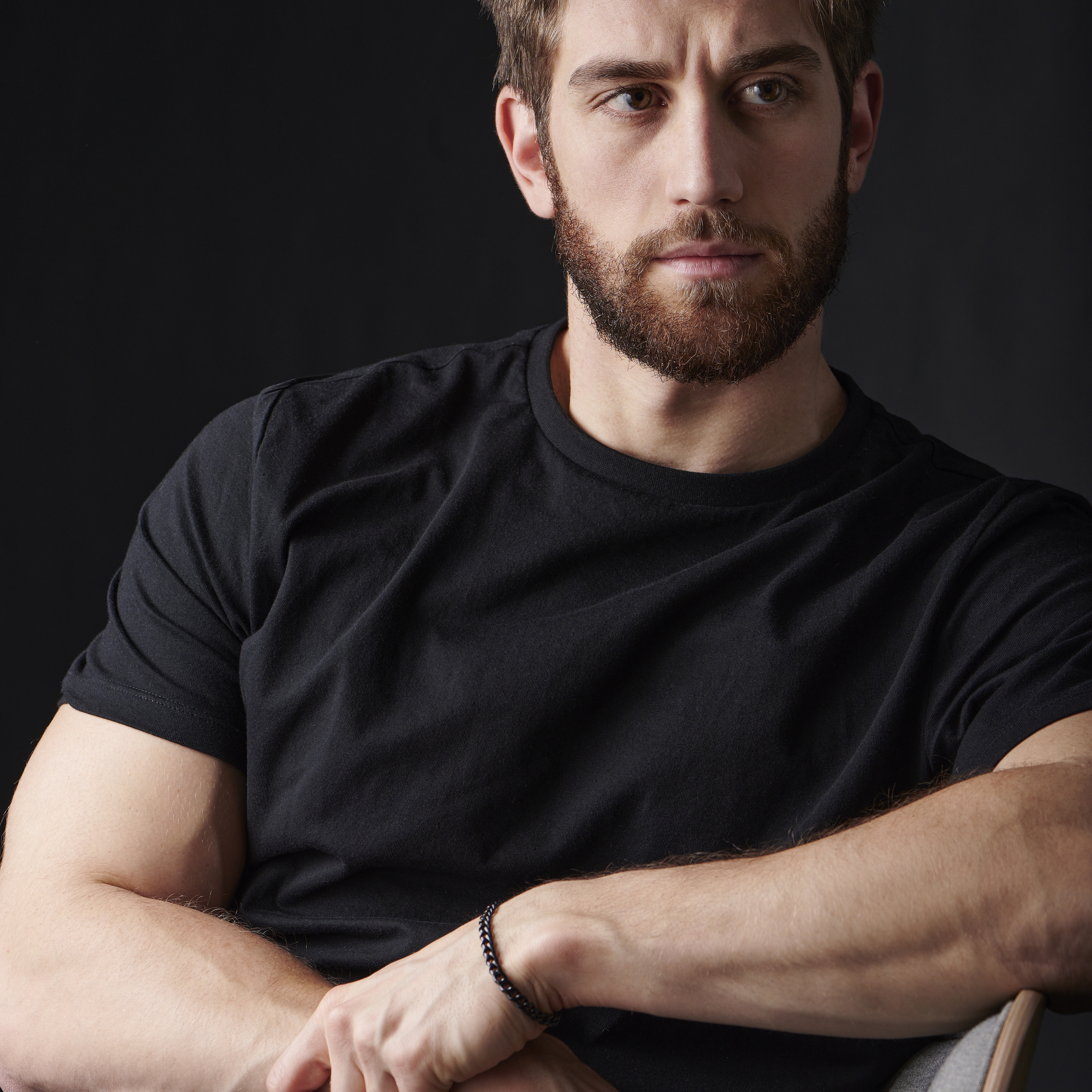 Gourmette à mailles noires de 6 mm - 6