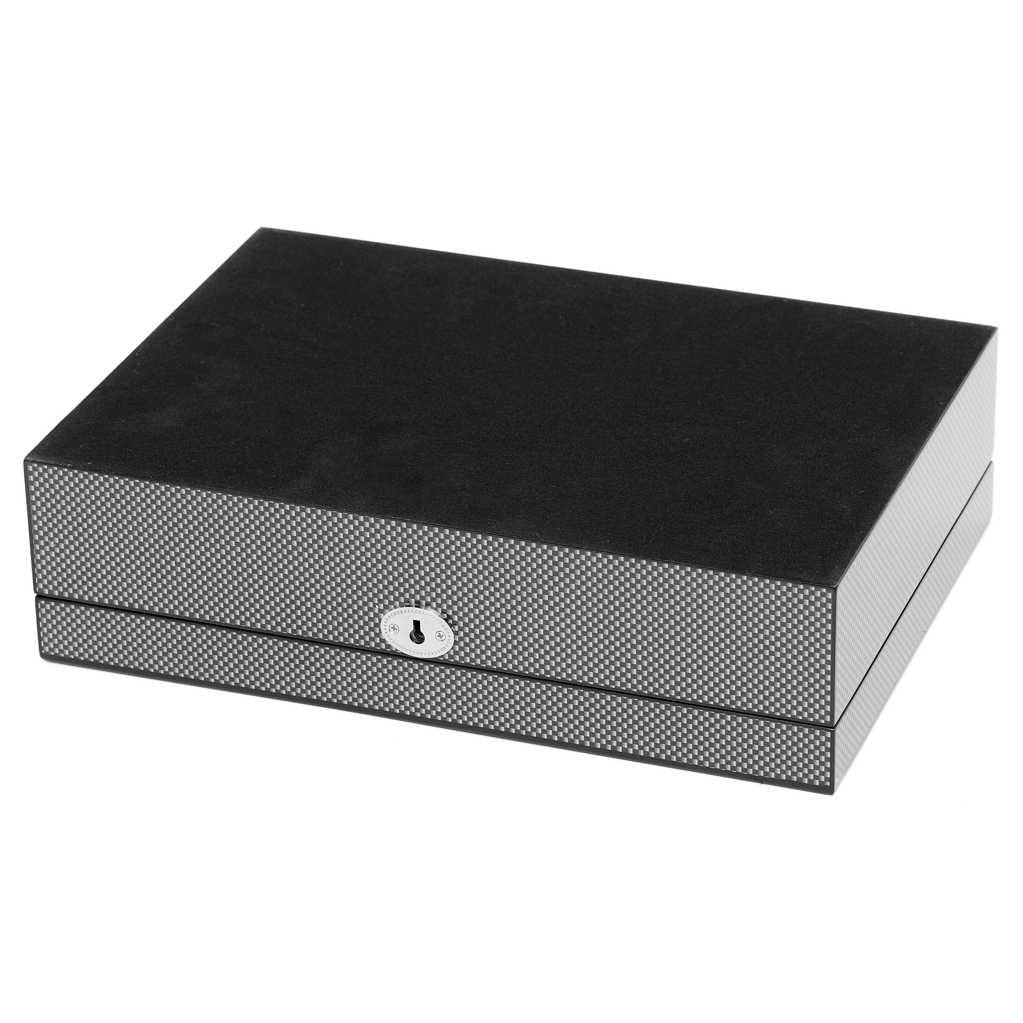 Klassische Karierte Uhrenbox - 10 Uhren - 4