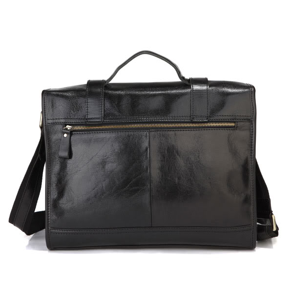 Schwarze Ledertasche Principal - 6