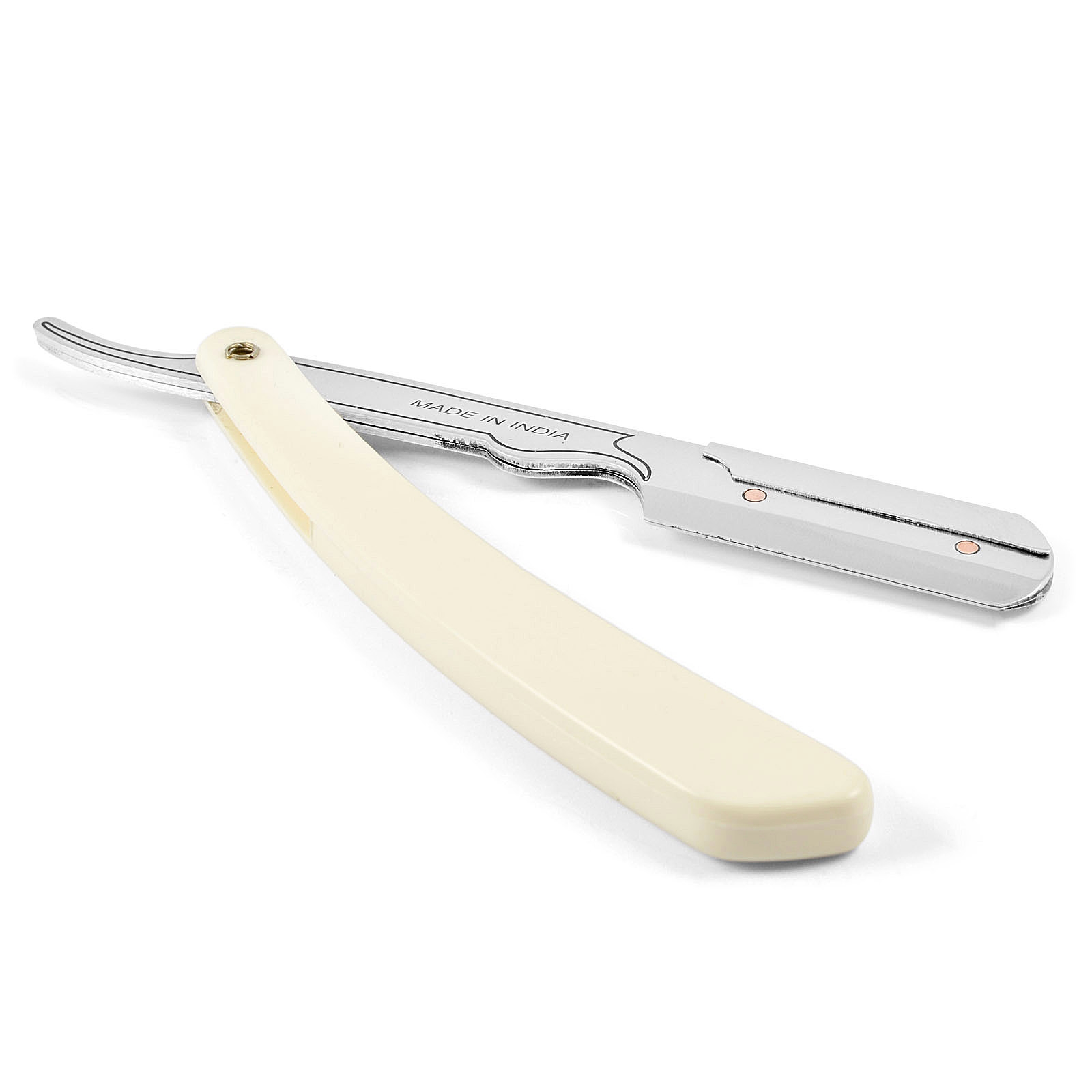 Cream Universal Straight Razor For Disposable Blades - 4