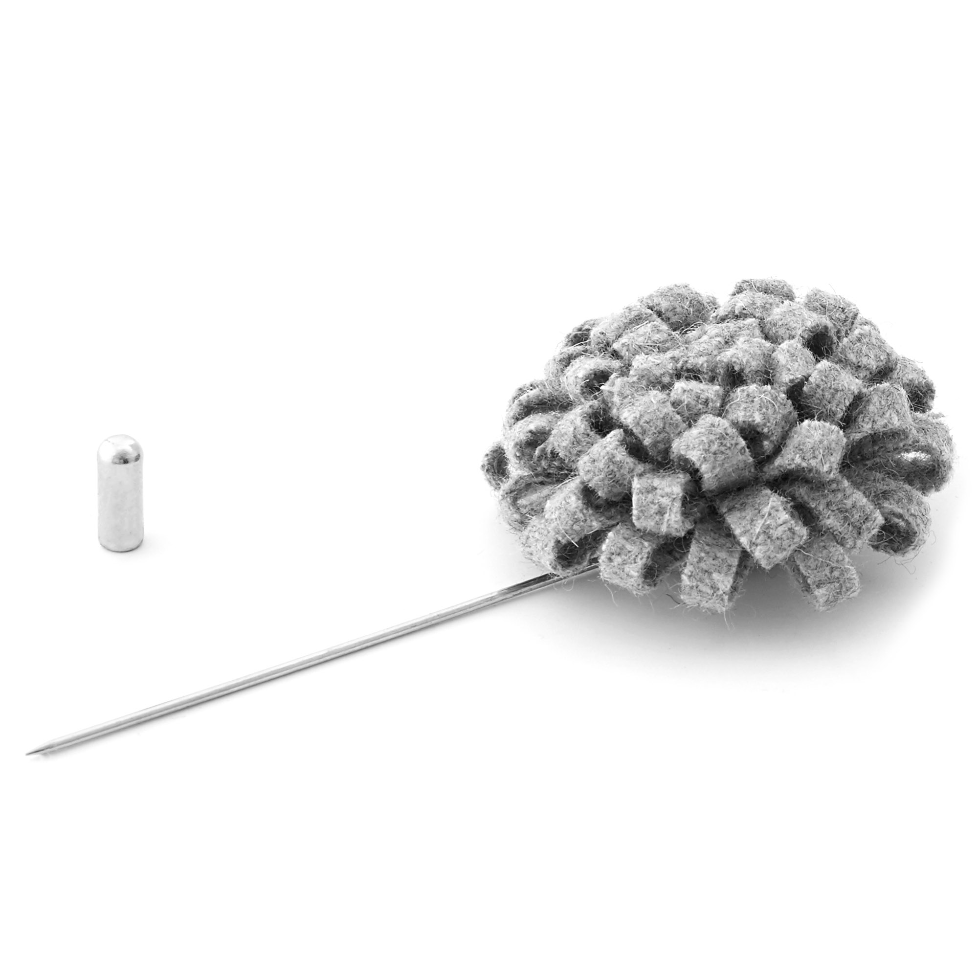 Creative Grey Lapel Flower - 2