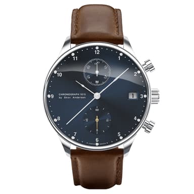 1815 Chronograph| Kirurginteräs & Sininen Auringonsäde 1815 Chronograph| Kirurginteräs & Sininen Auringonsäde
