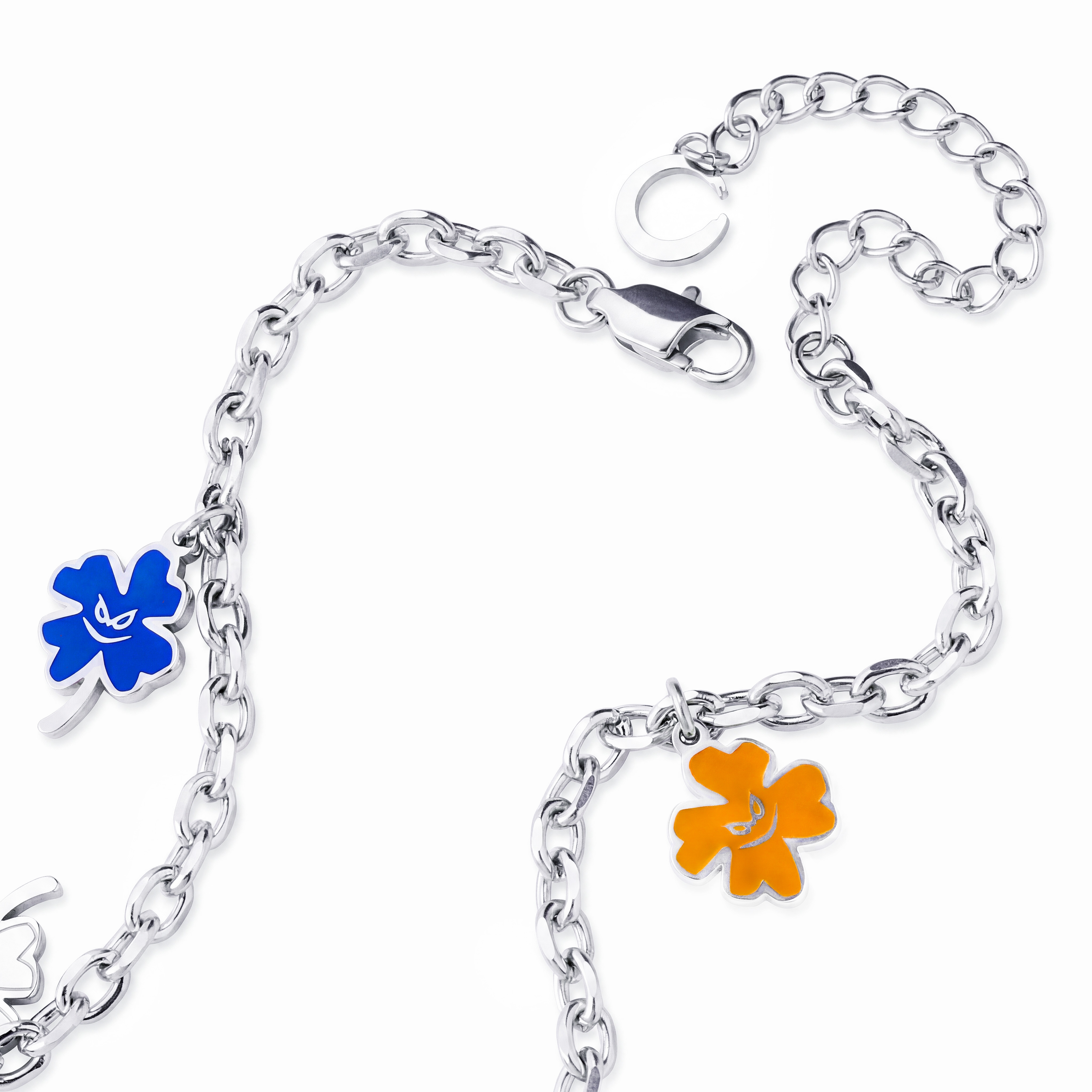 Pearlmania | Collier Lucky Clover en acier inoxydable - 5