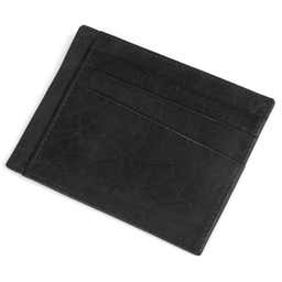 Montreal Black RFID Leather Card Holder - 4 - gallery
