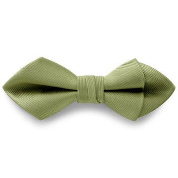 Light Green Pre-Tied Grosgrain Diamond Tip Bow Tie Light Green Pre-Tied Grosgrain Diamond Tip Bow Tie