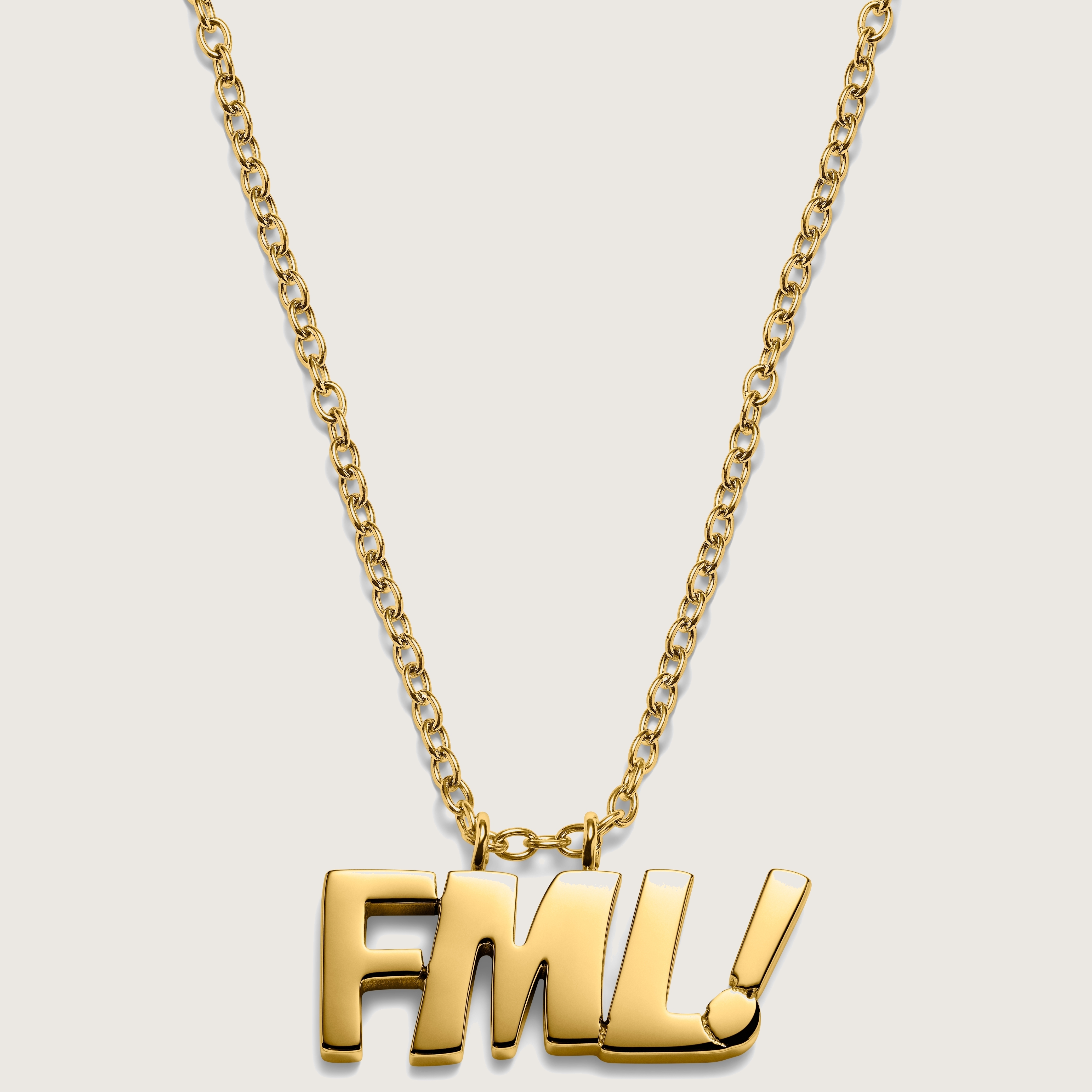 Jaygee | Gold-tone FML Necklace | In stock! | Otsu