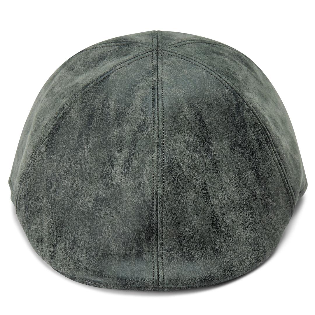 Moda | Lead Vegan Leather Flat Cap | In stock! | Fawler