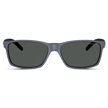 Black and Navy Square Horn-Rimmed Sunglasses | Arnette 0AN4185 Black and Navy Square Horn-Rimmed Sunglasses | Arnette 0AN4185