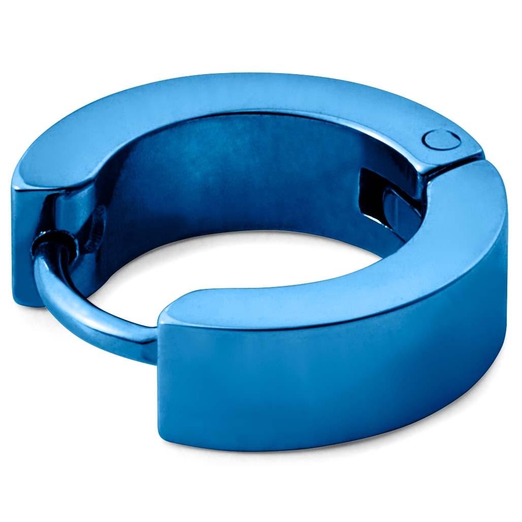 Floyd Blå Zirconia Hoop Ørering - 2