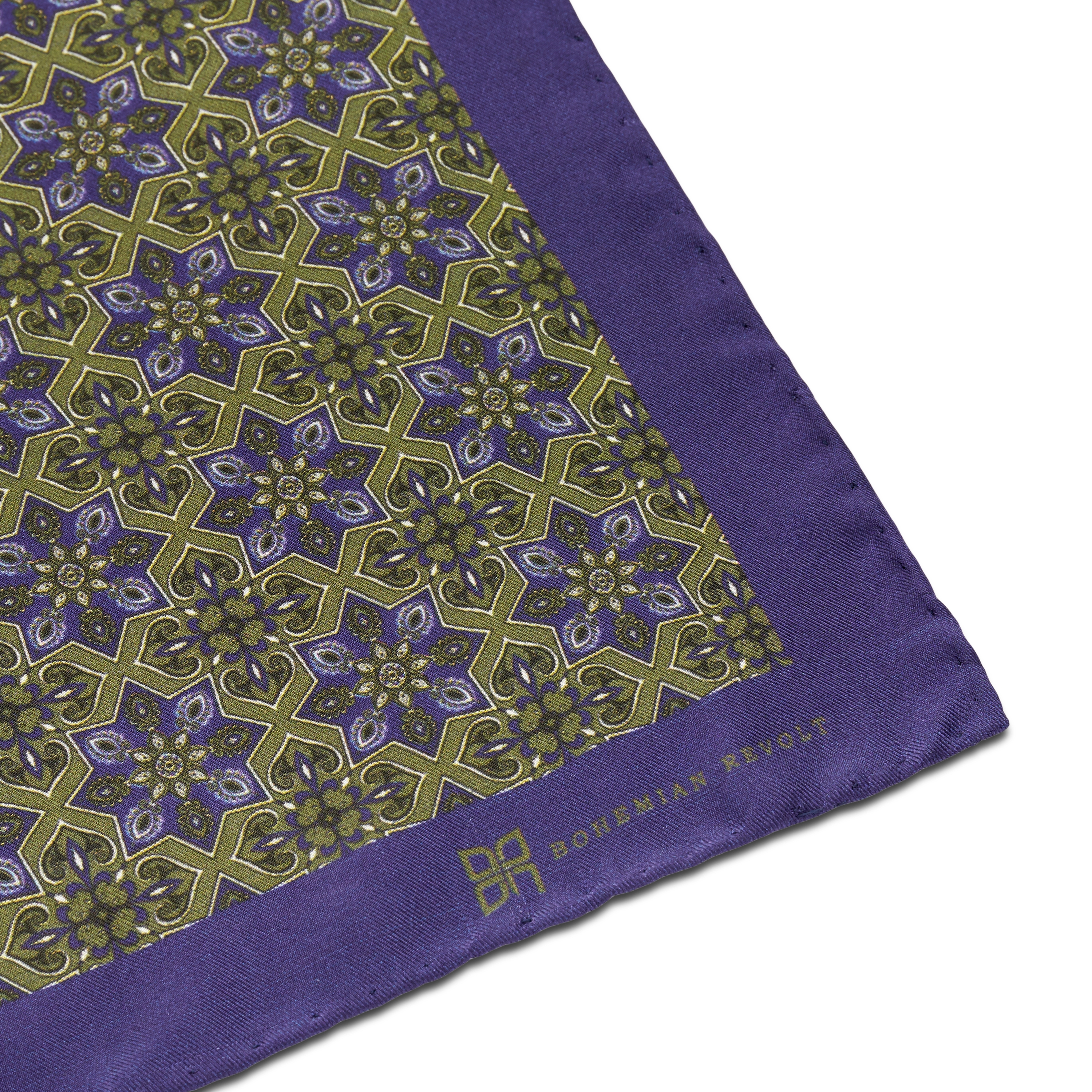 Breck Silk Brux Pocket Square - 4