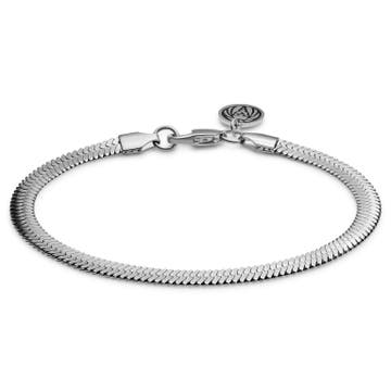Essentials | 5 mm Silver-Tone Herringbone Chain Bracelet Essentials | 5 mm Silver-Tone Herringbone Chain Bracelet