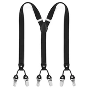 Schmale Schwarze Clips Hosenträger Schmale Schwarze Clips Hosenträger