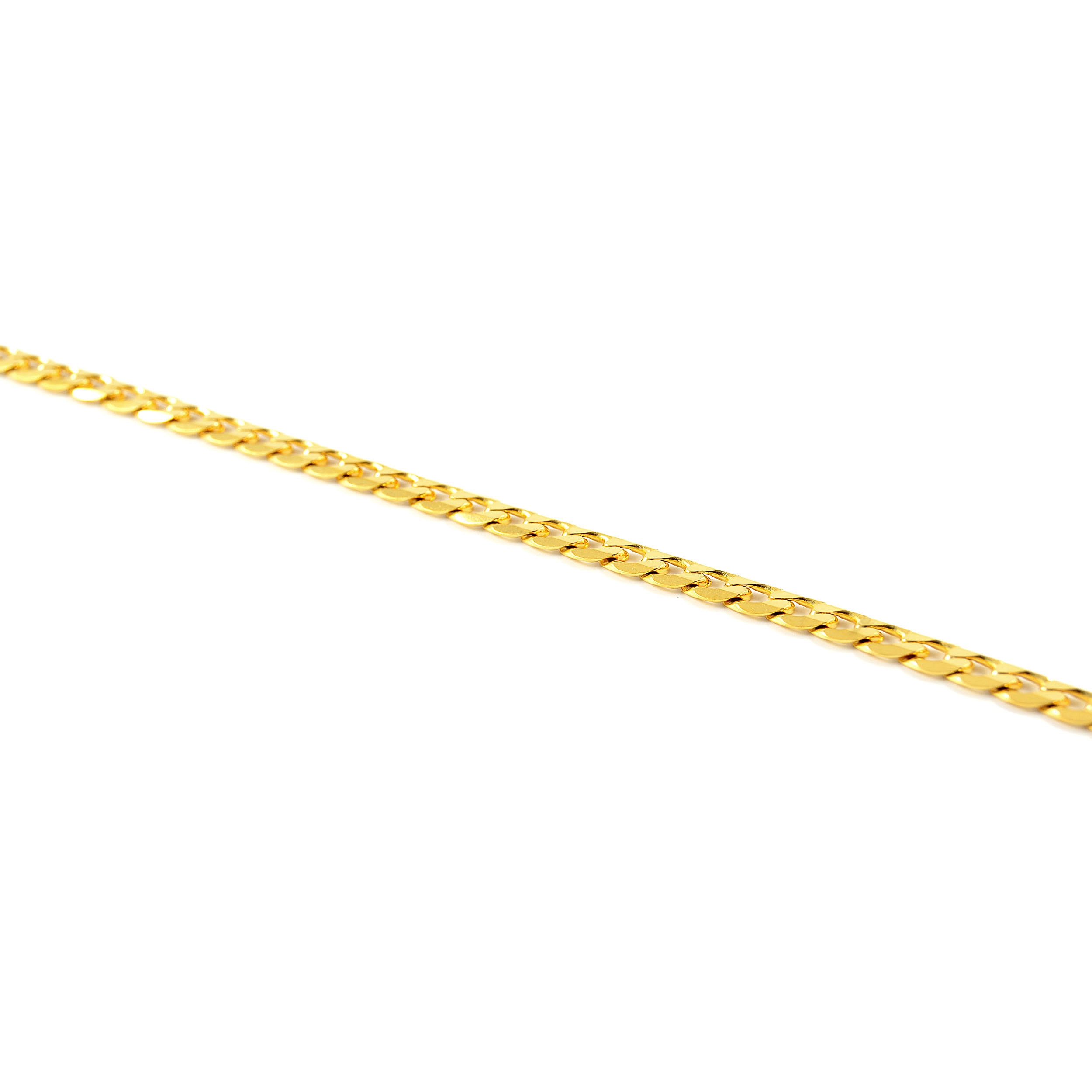 4 mm goldene Stahlhalskette - 2