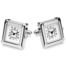 Silver cufflinks