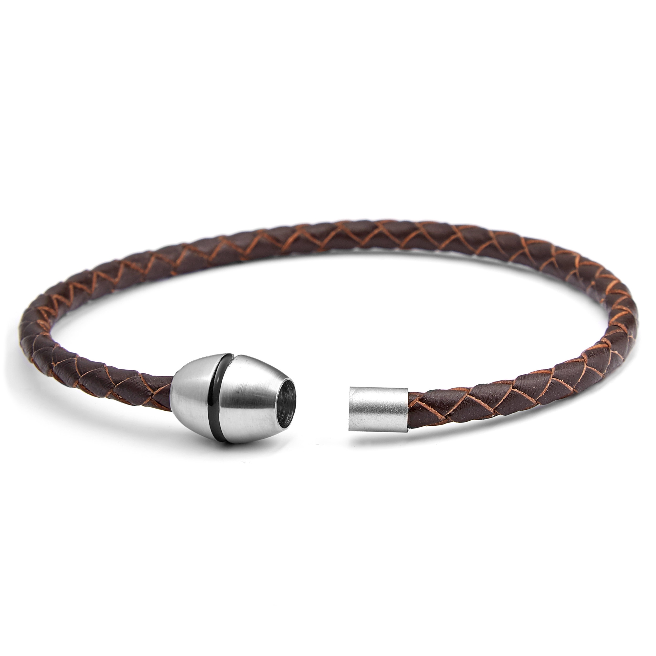 Braunes gewobenes Armband - 2