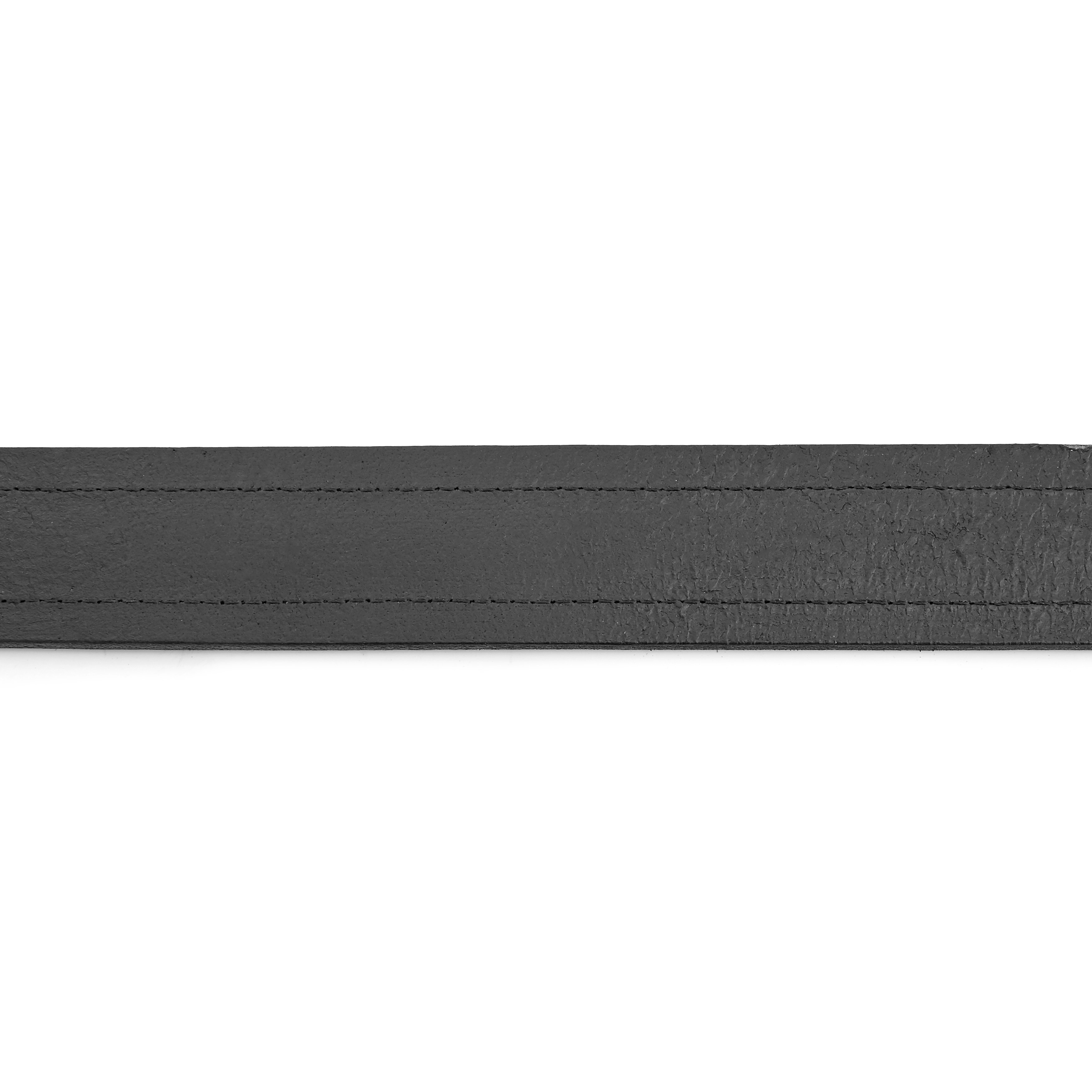 Smart Casual Zwate Leren Riem - 3