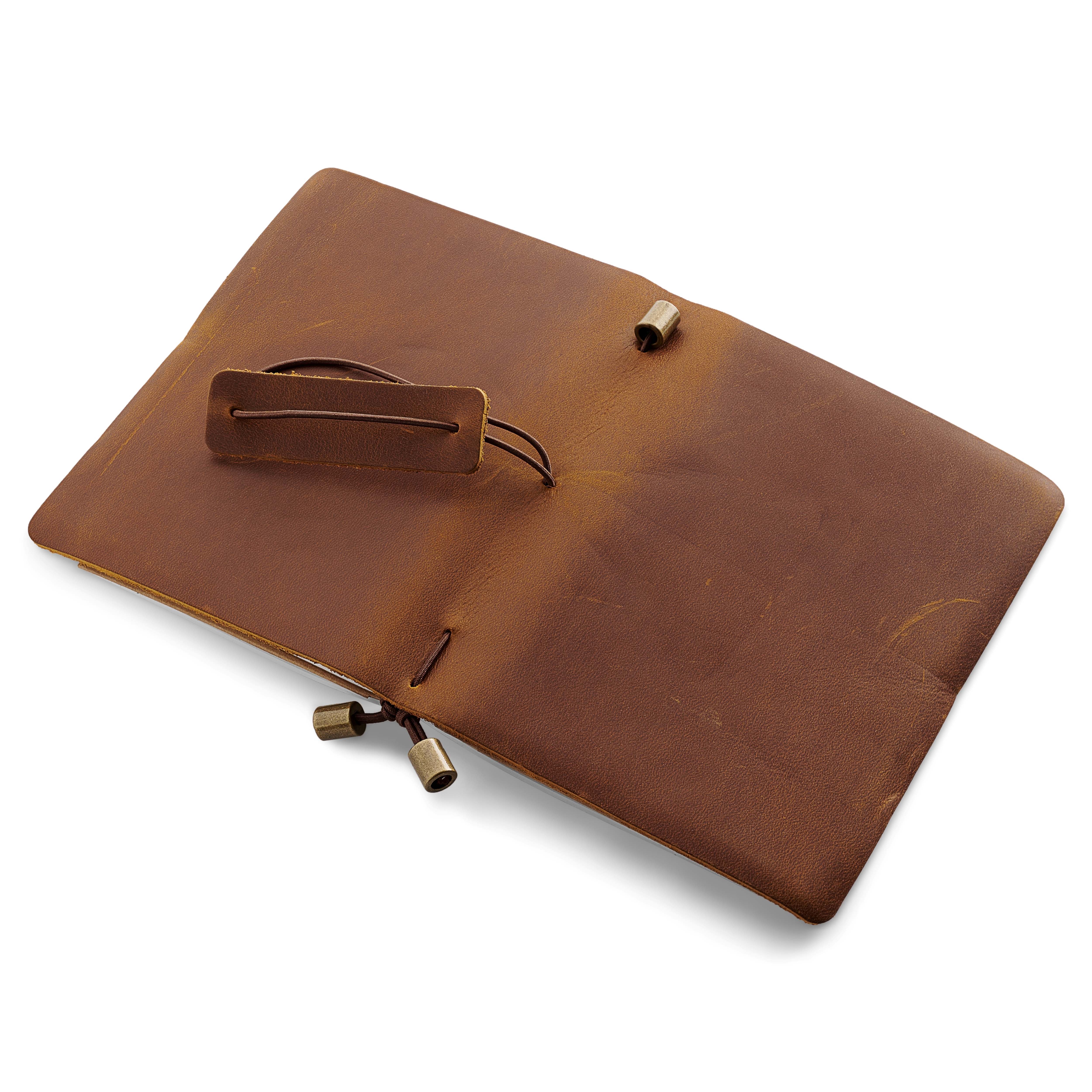 Užrašinė | Šviesiai ruda oda | Su lėktuvo formos sagtimi - 3