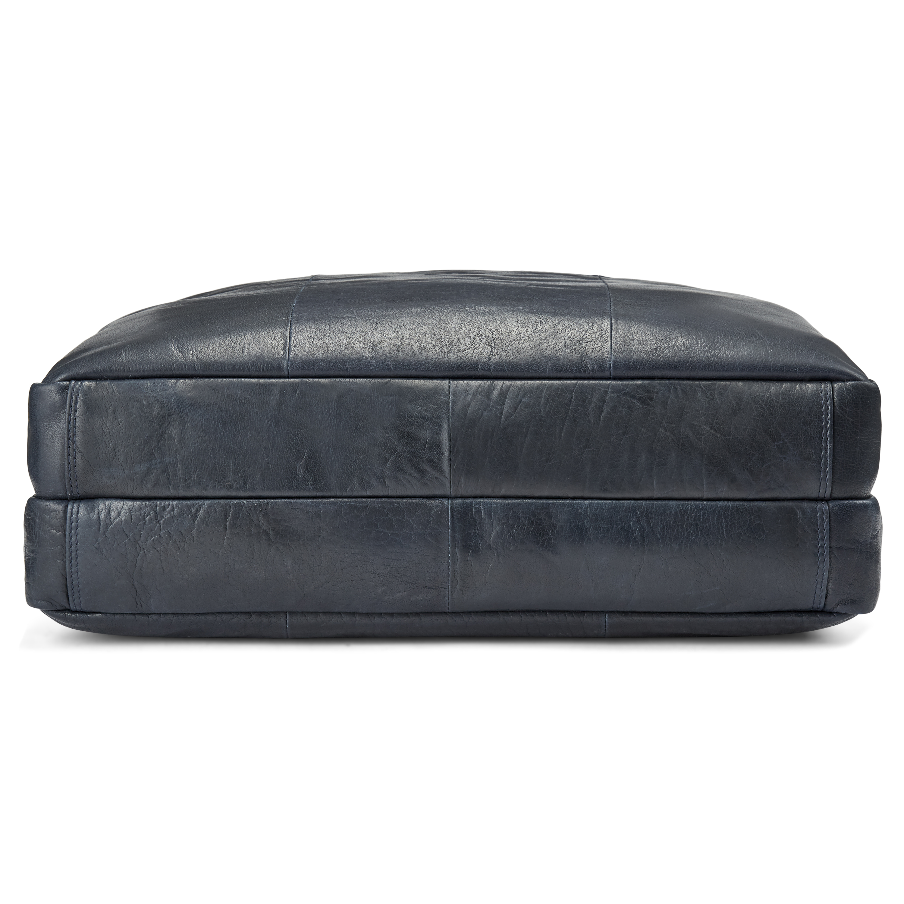 Sac Montreal XL en cuir bleu marine pour ordinateur portable  - 8