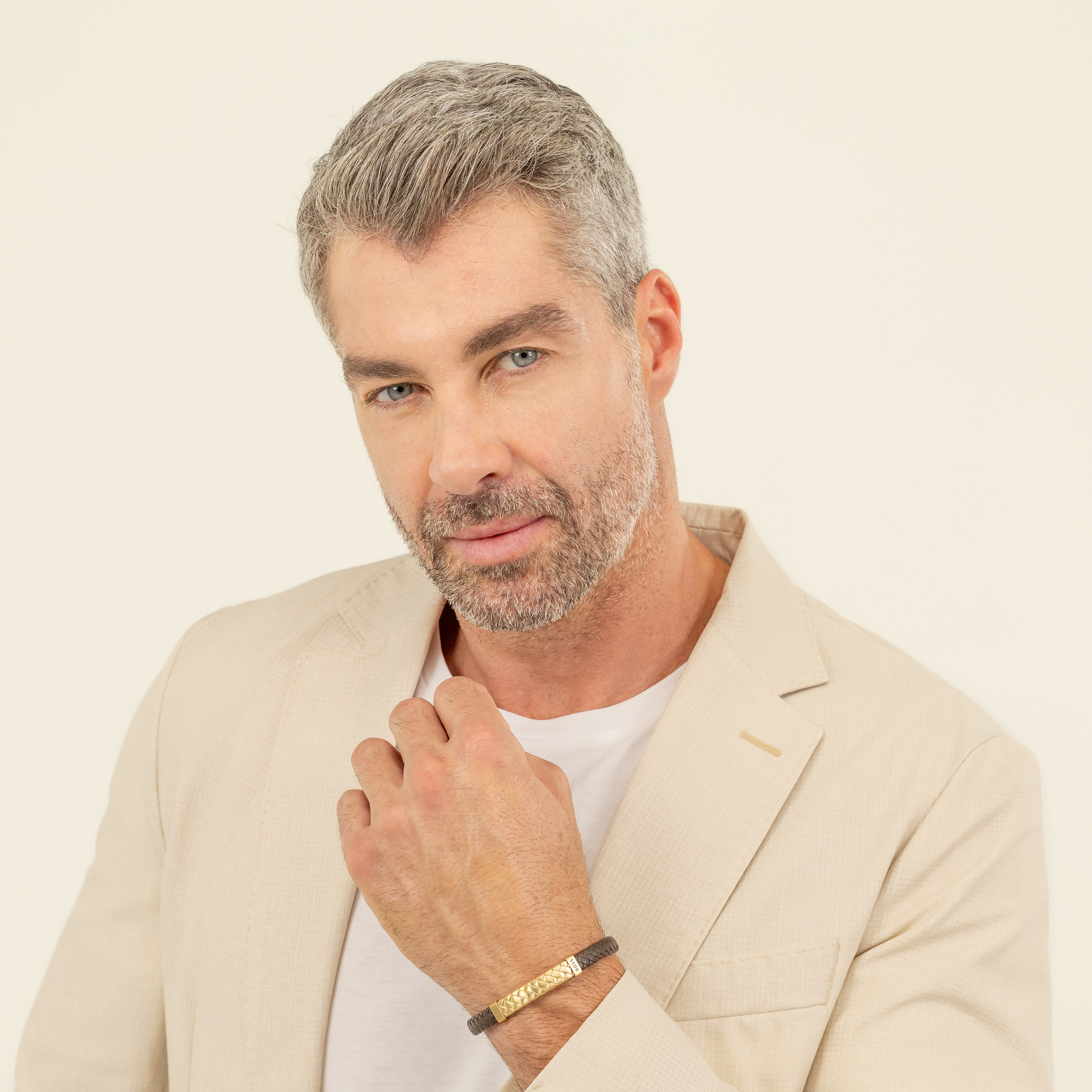 Tailored Brown & Gold-tone BOSS Bracelet - 4