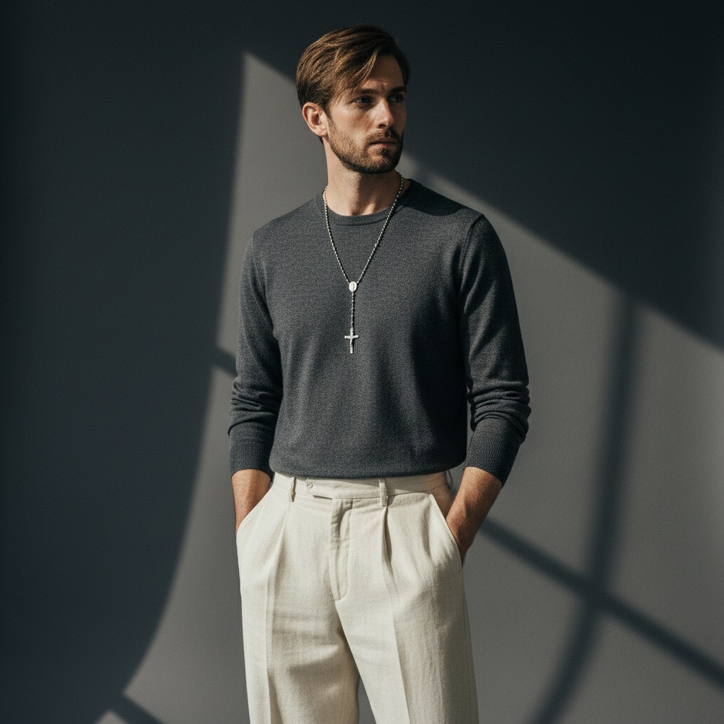 Varietas | Chapelet en perles d'acier chirurgical - 5