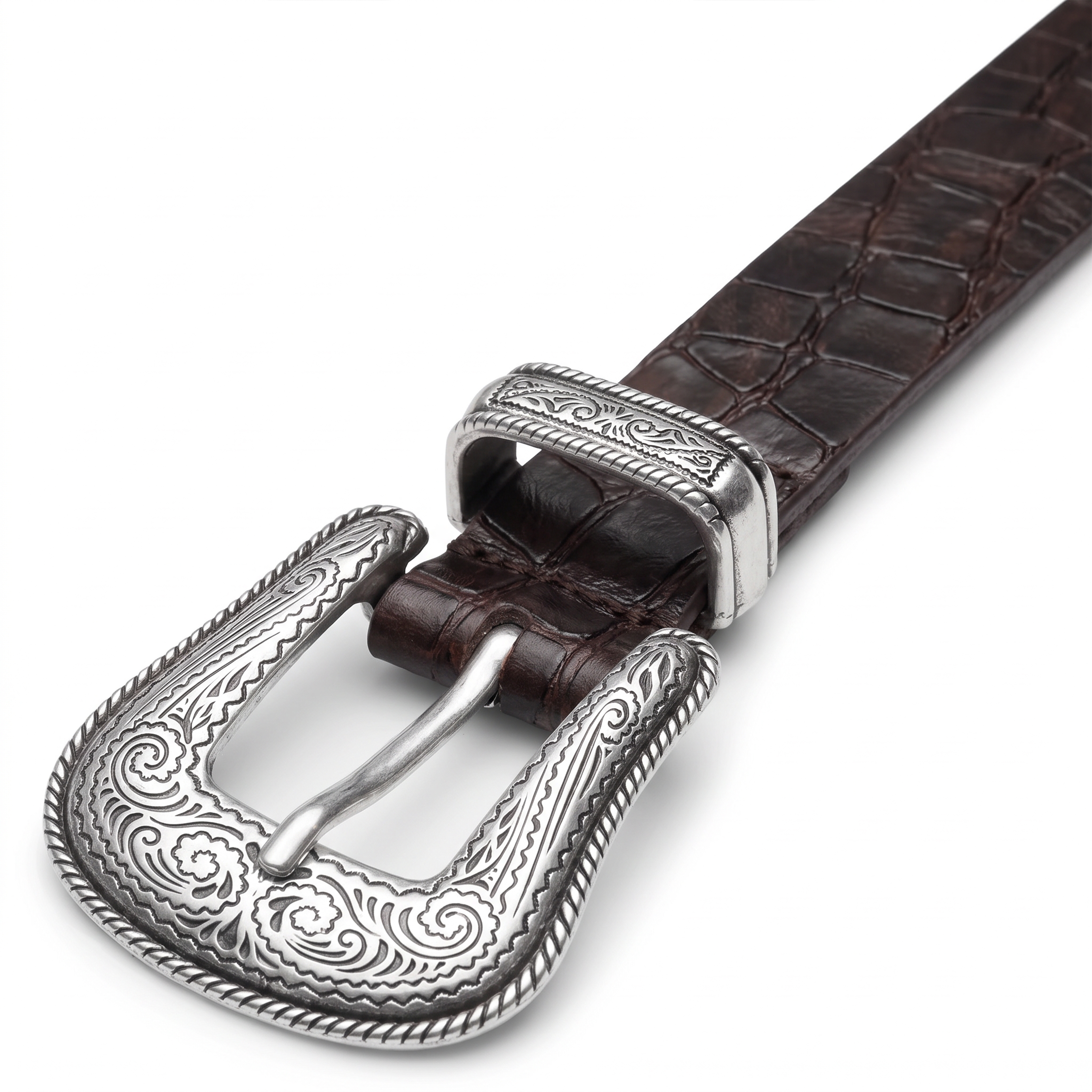 Les Deux | Westen Croco Cintura in pelle - 3