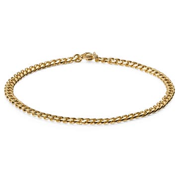 3 mm Gold-Tone Chain Bracelet