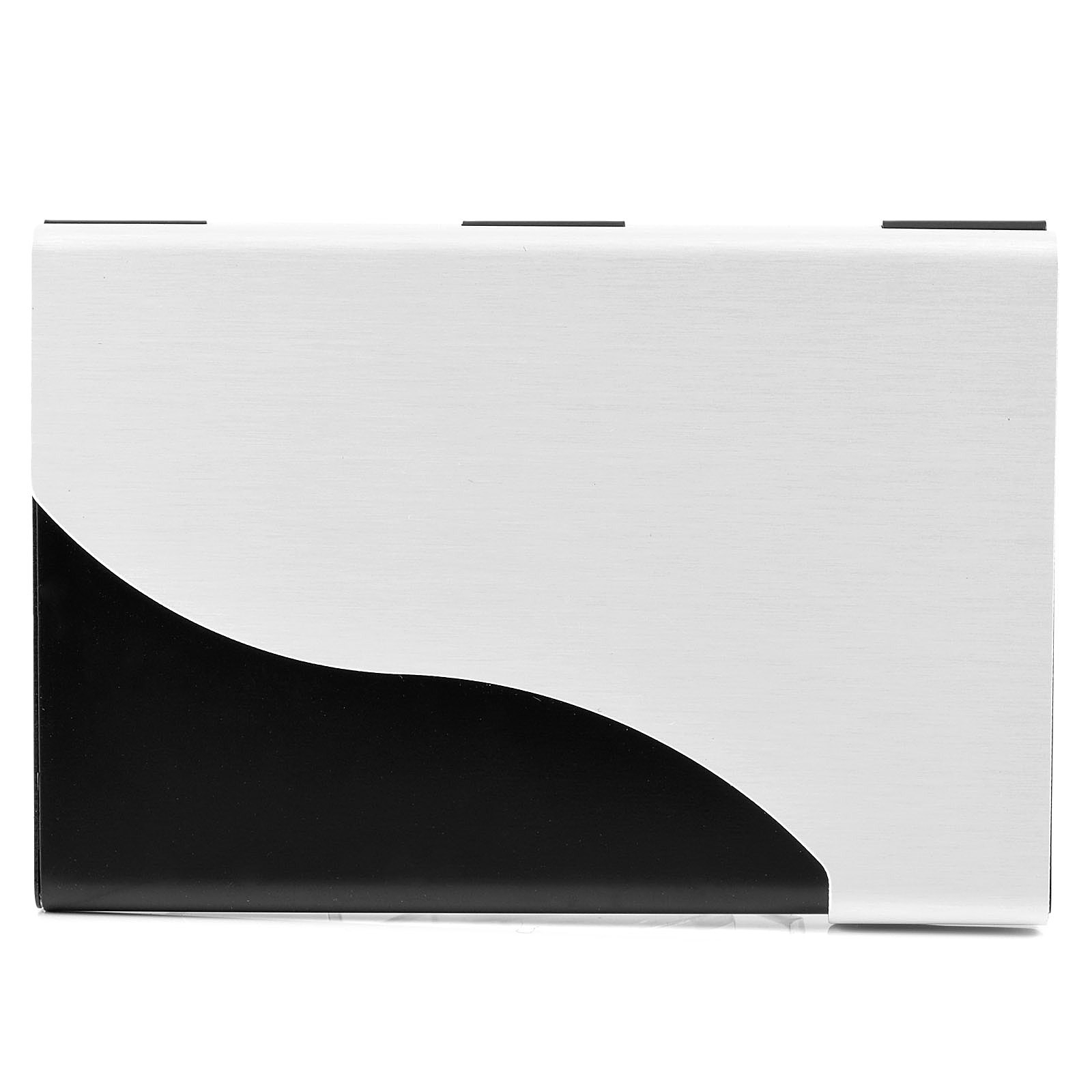 Svart/Stål Bølget Kredittkortholder - 1