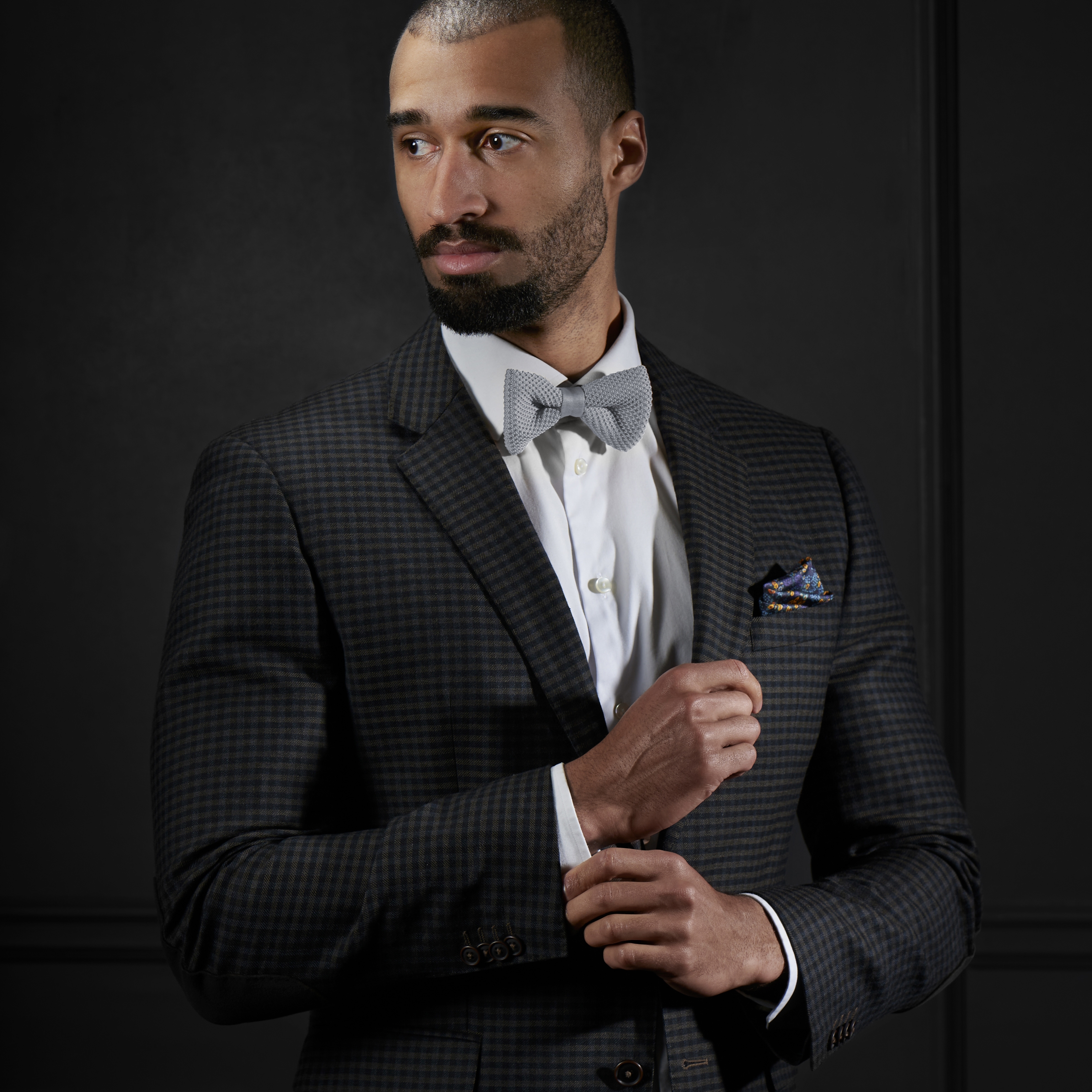 Παπιγιόν Smoke Grey Knitted - 4