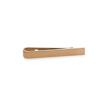 Matte Rose Gold-Tone 1 3/5" (4 cm) Tie Bar Matte Rose Gold-Tone 1 3/5" (4 cm) Tie Bar