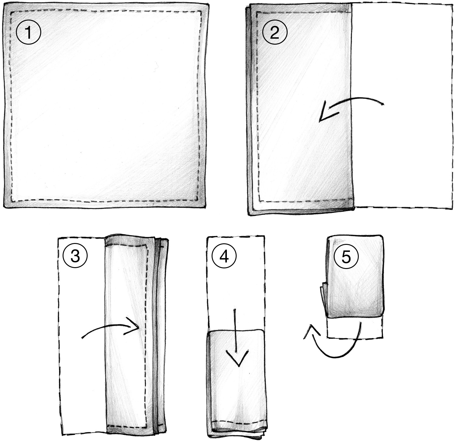 The Presidential Pocket Square Fold