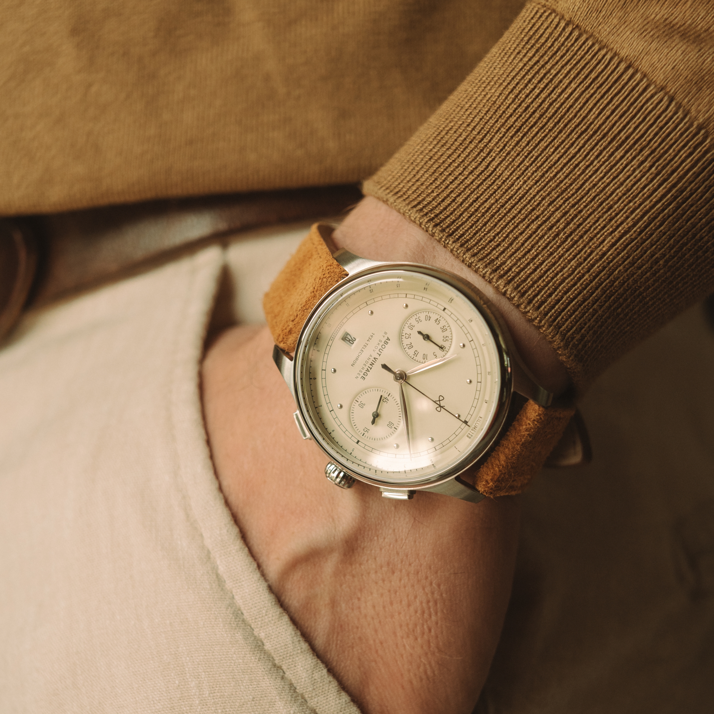 1934 Telechron | Kirurgisk stål og Off-White - 5