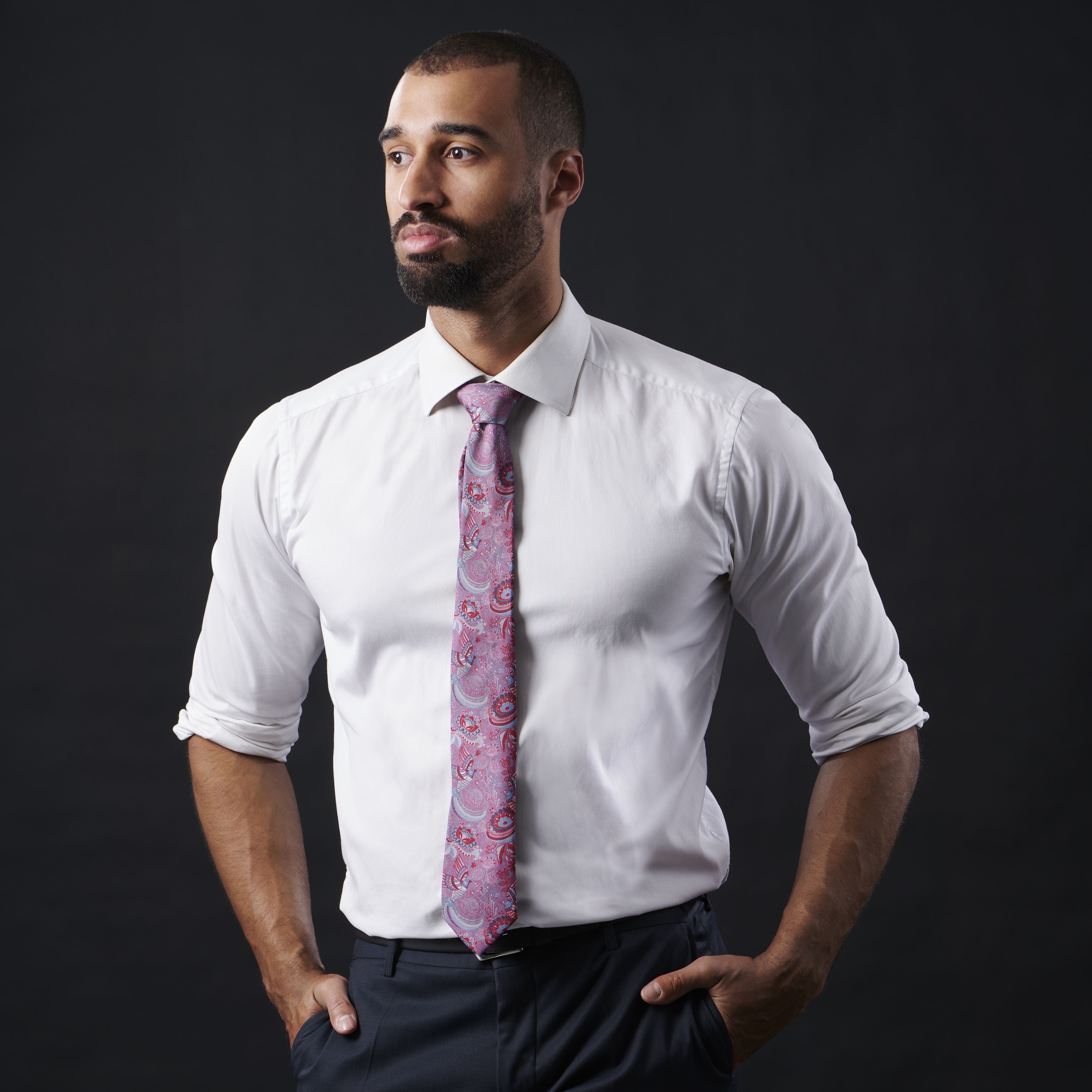 Bruce Silk Boho Tie - 4