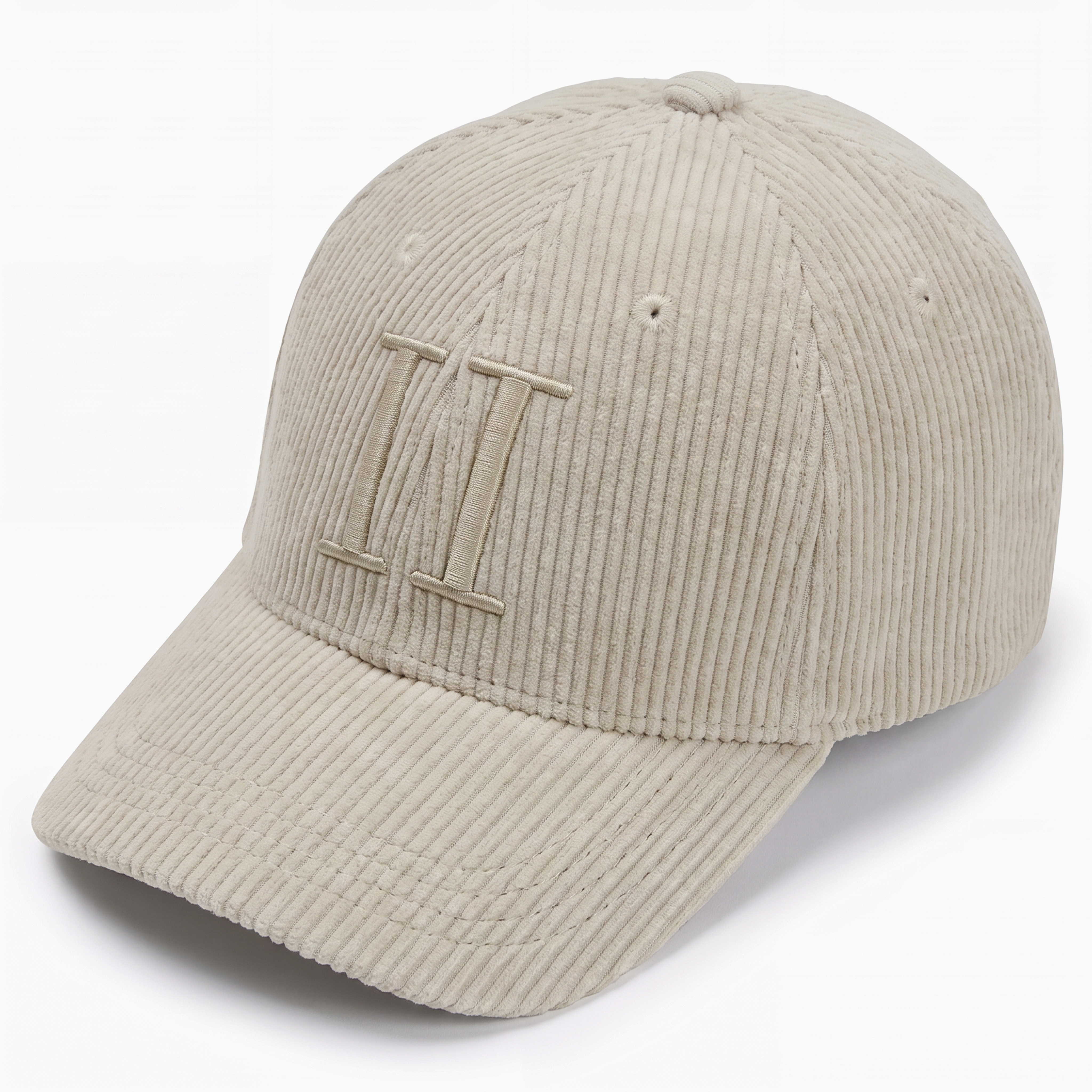 Les Deux | Dark Sand Core Corduroy Baseball Cap