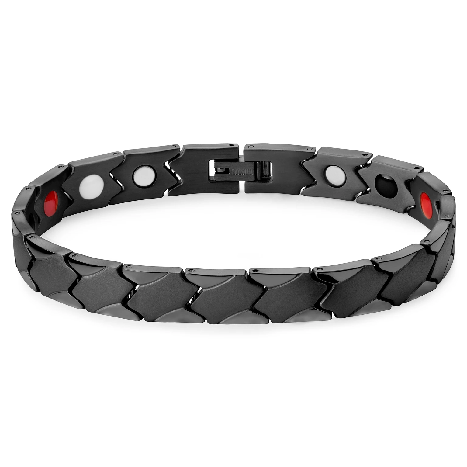 Black Asymmetric Titanium Magnetic Bracelet Black Asymmetric Titanium Magnetic Bracelet
